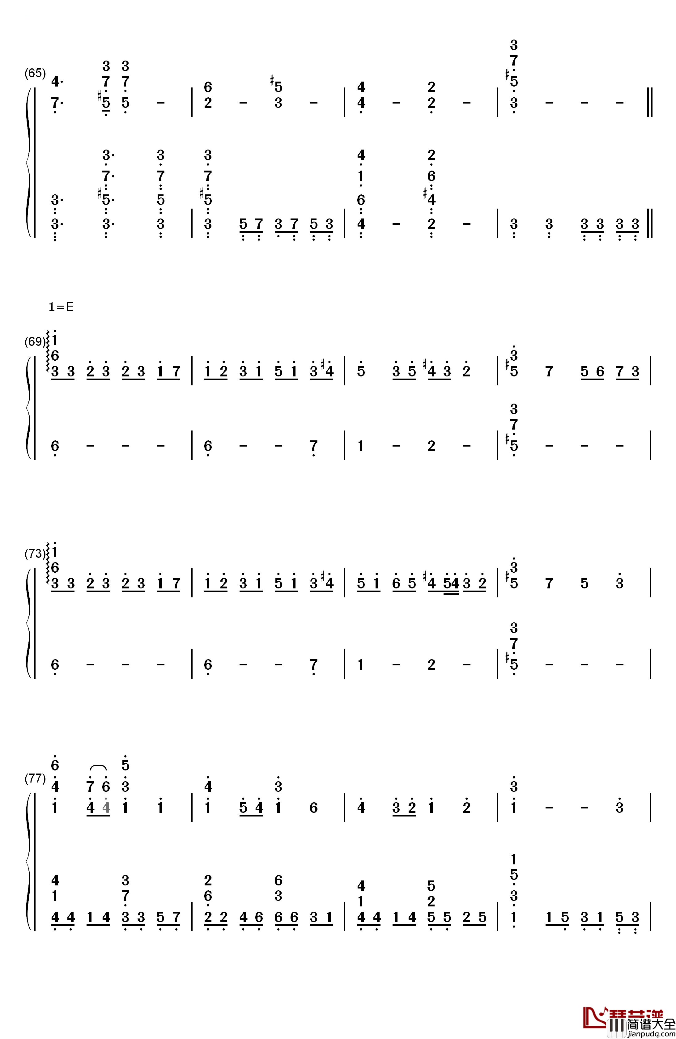 Luminous_Sword钢琴简谱_数字双手_梶浦由记