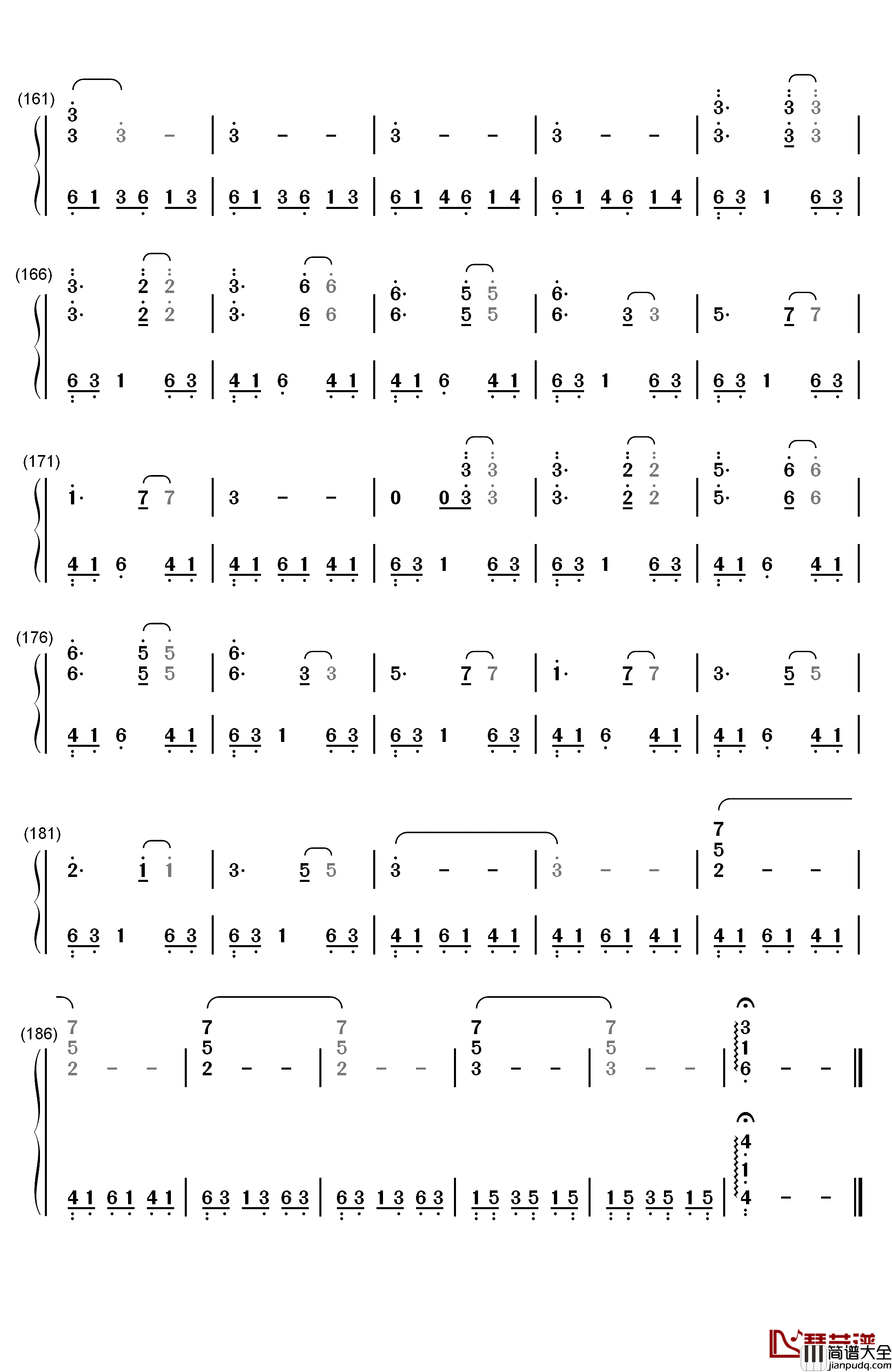 Did_I_Make_The_Most_of_Loving_You钢琴简谱_数字双手_John_Lunn