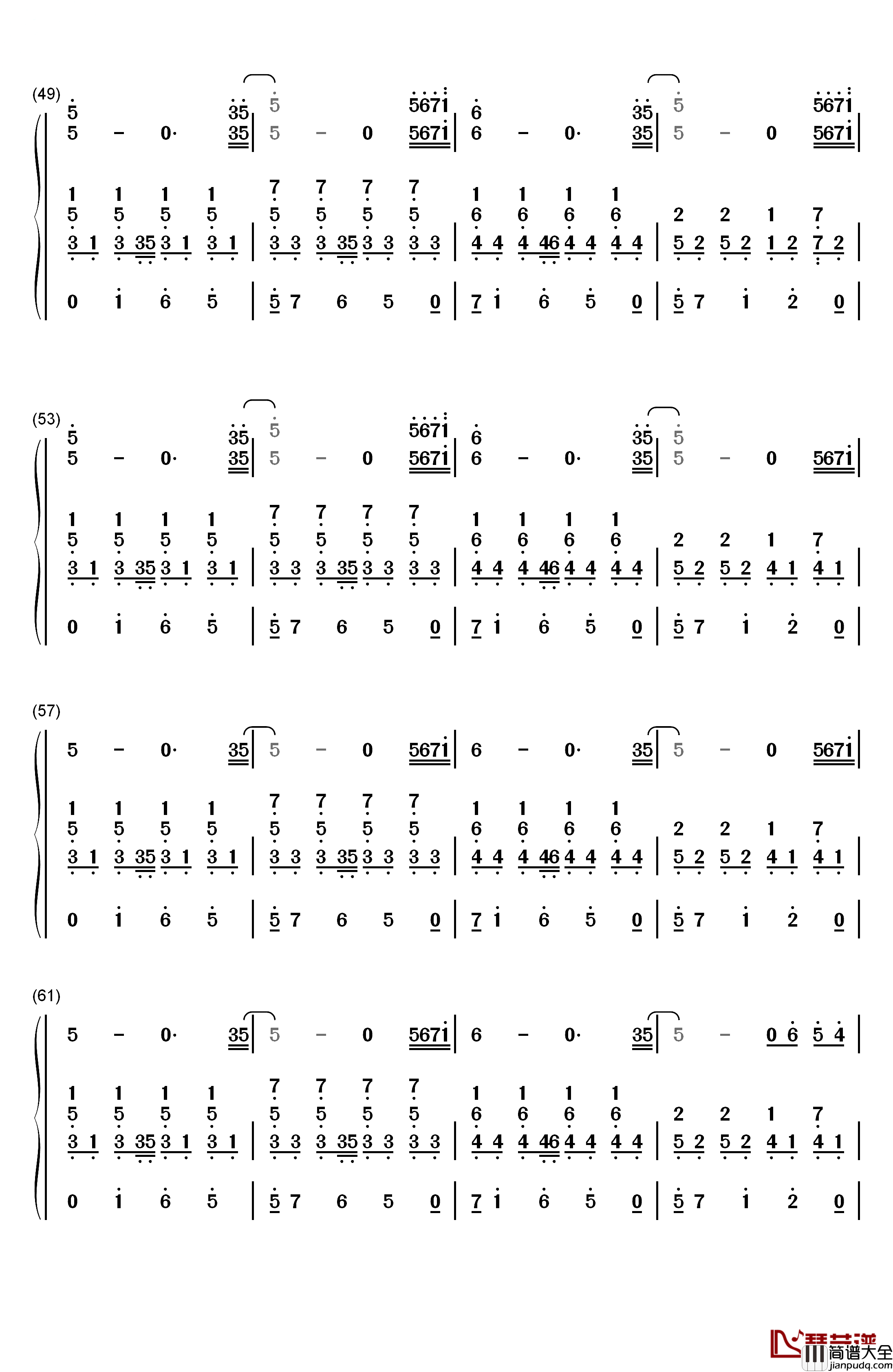 And_The_Winner_Is钢琴简谱_数字双手_Gérard_Darmon