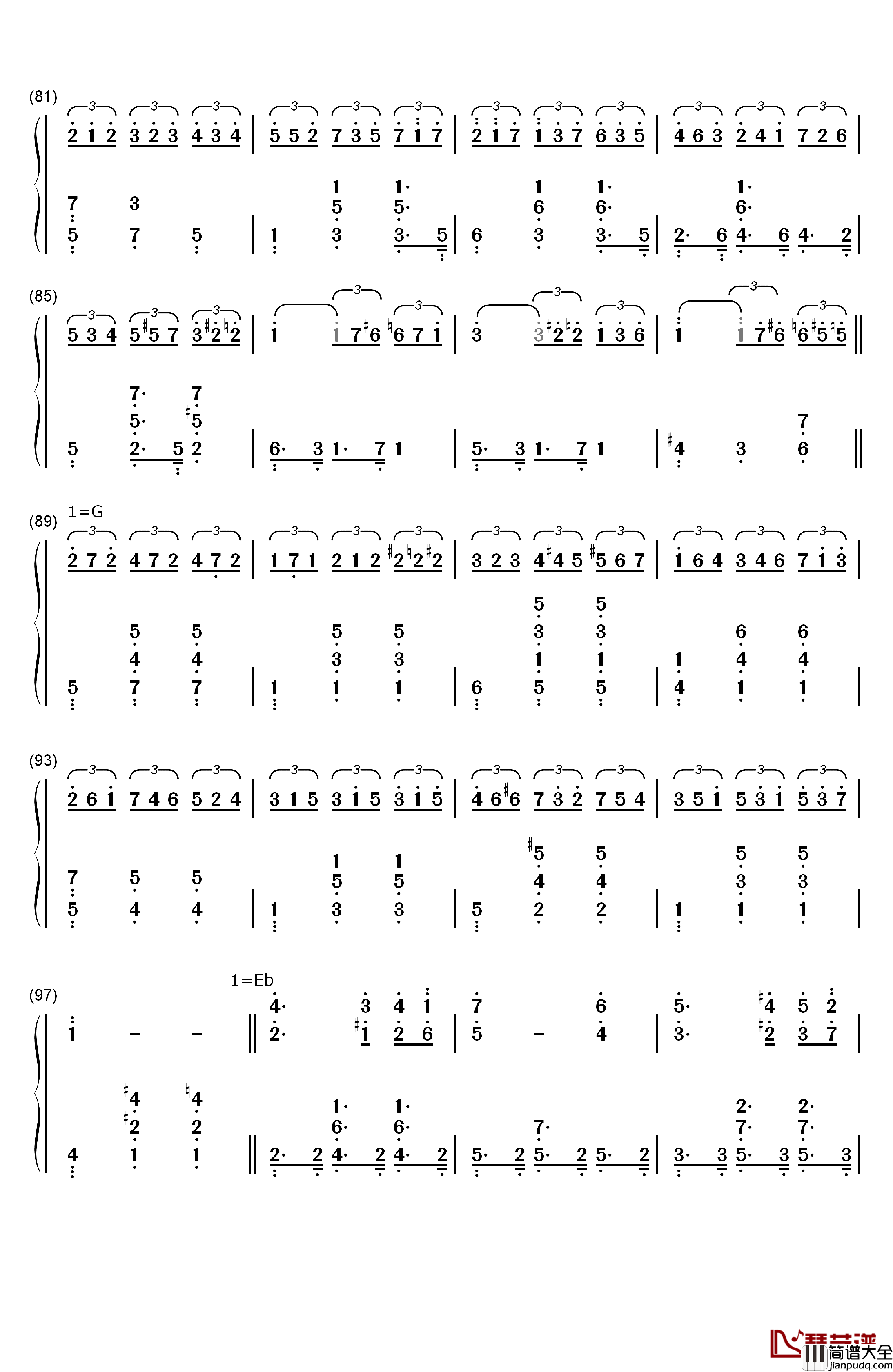 Magic_Waltz钢琴简谱_数字双手_Amedeo_Tommasi