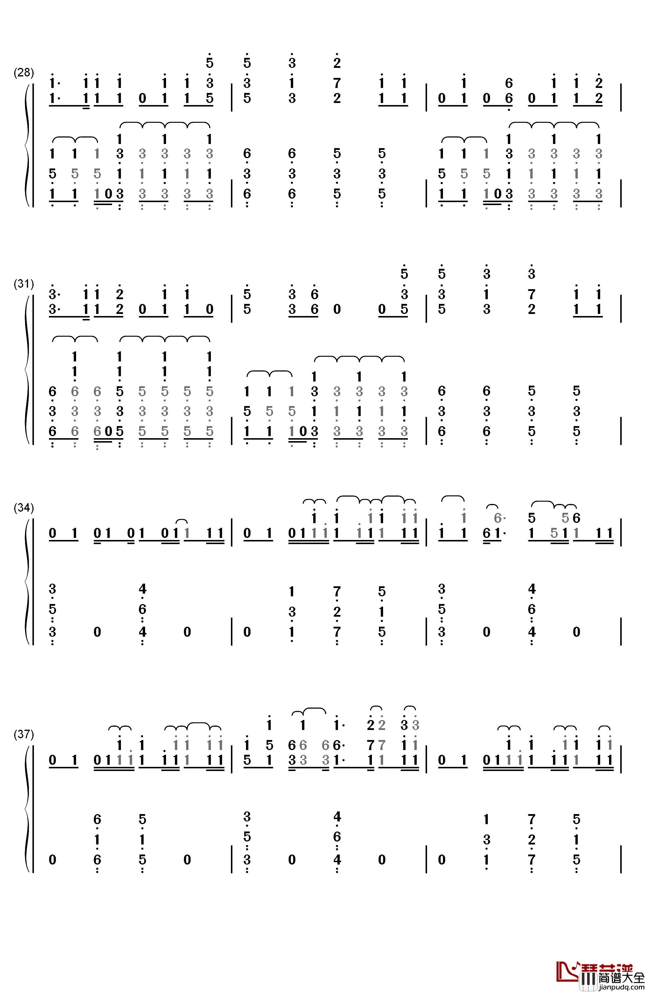 Shut_Up_and_Dance钢琴简谱_数字双手_Walk_the_Moon