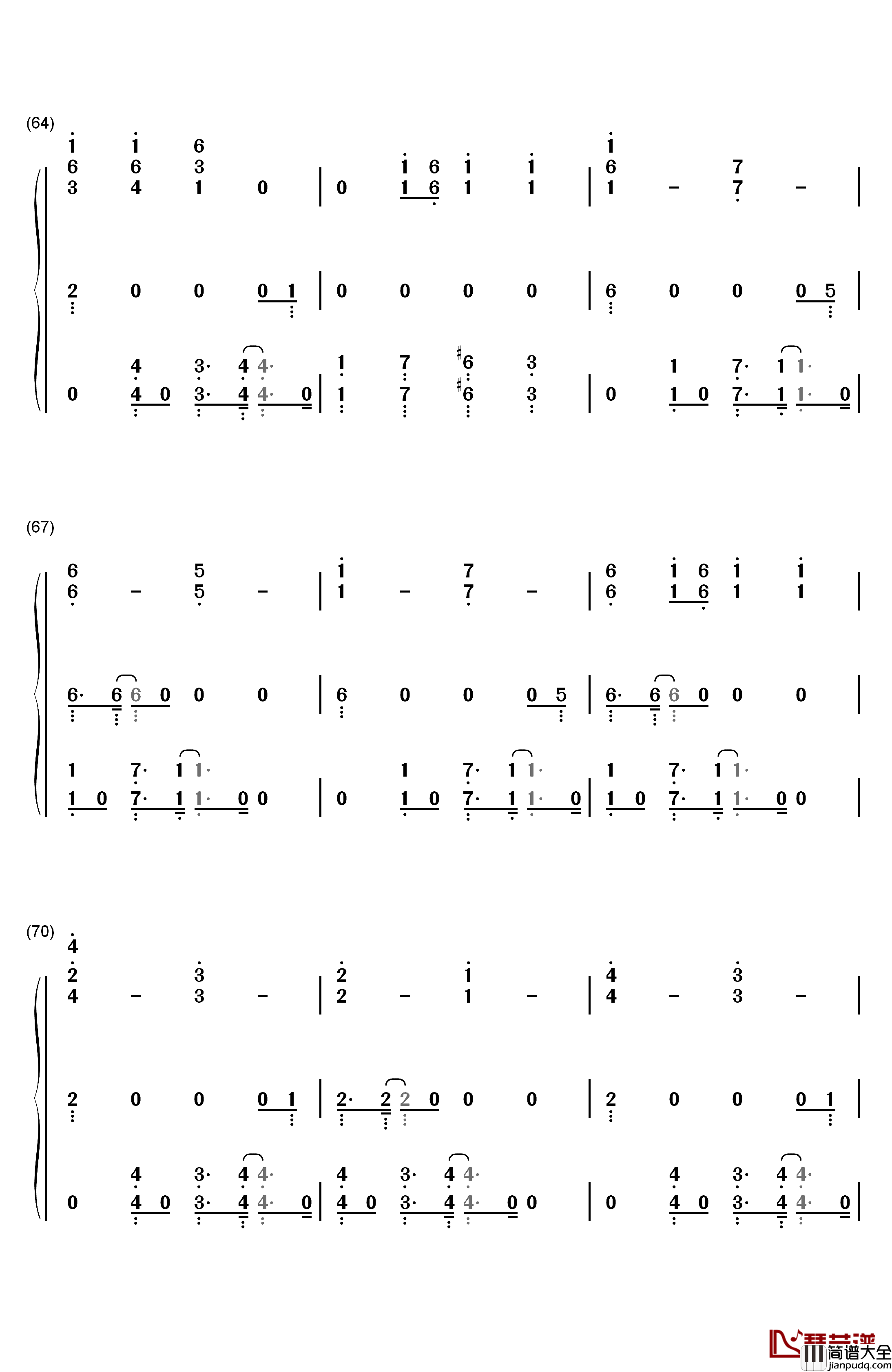 Girls_Talk_Boys钢琴简谱_数字双手_5_Seconds_Of_Summer