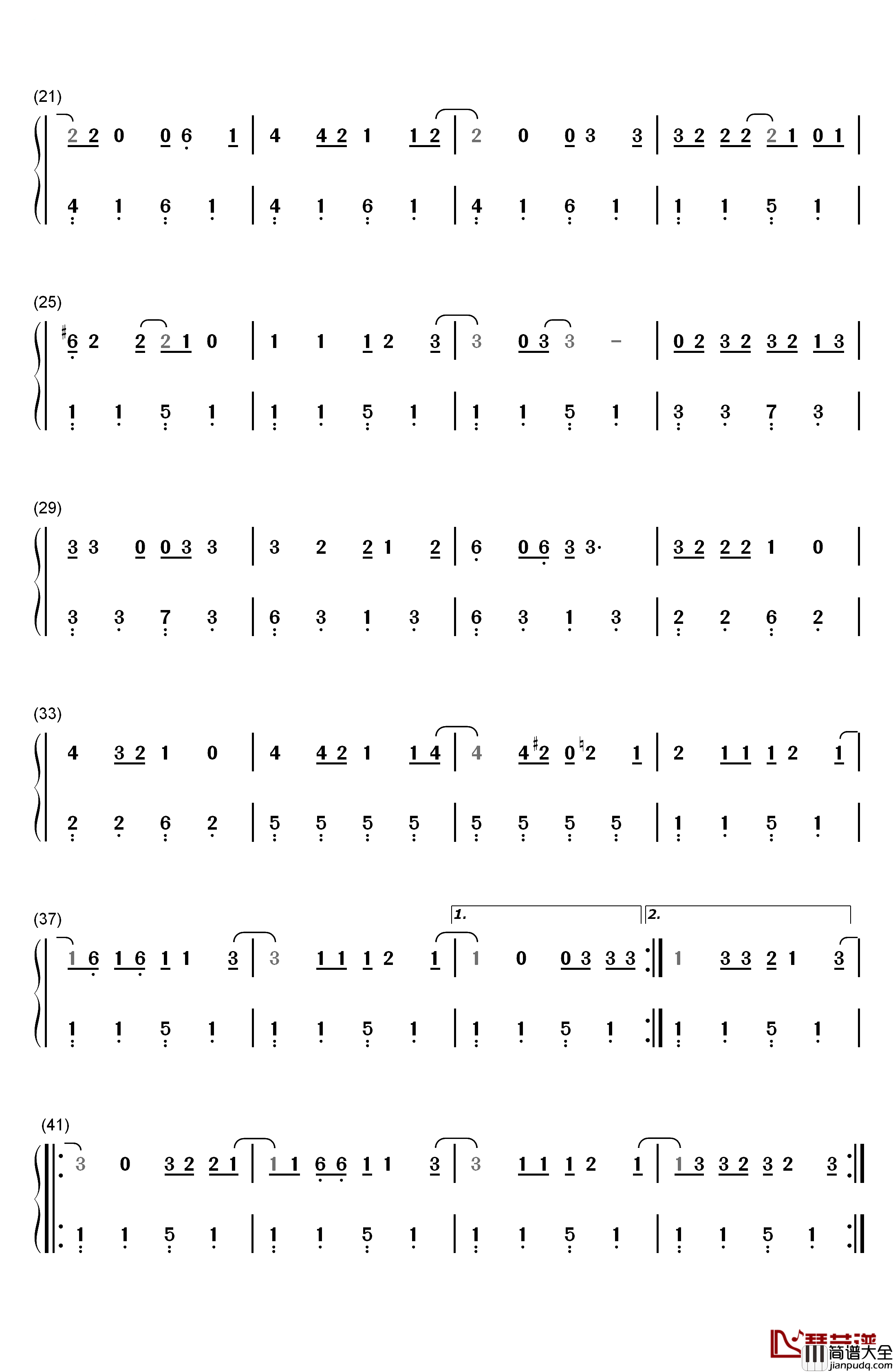 Dancing_In_the_Street钢琴简谱_数字双手_Marvin_Gaye__William_Mickey_Stevenson__Ivy_Jo_Hunter