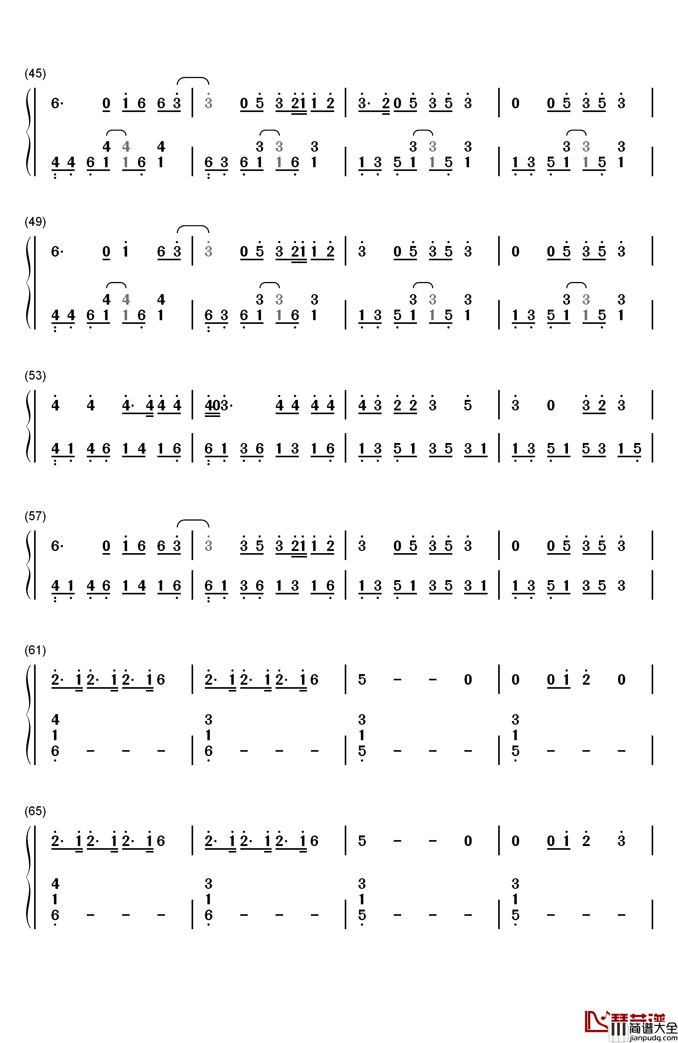 Habits_(Stay_High)钢琴简谱_数字双手_Tove_Lo