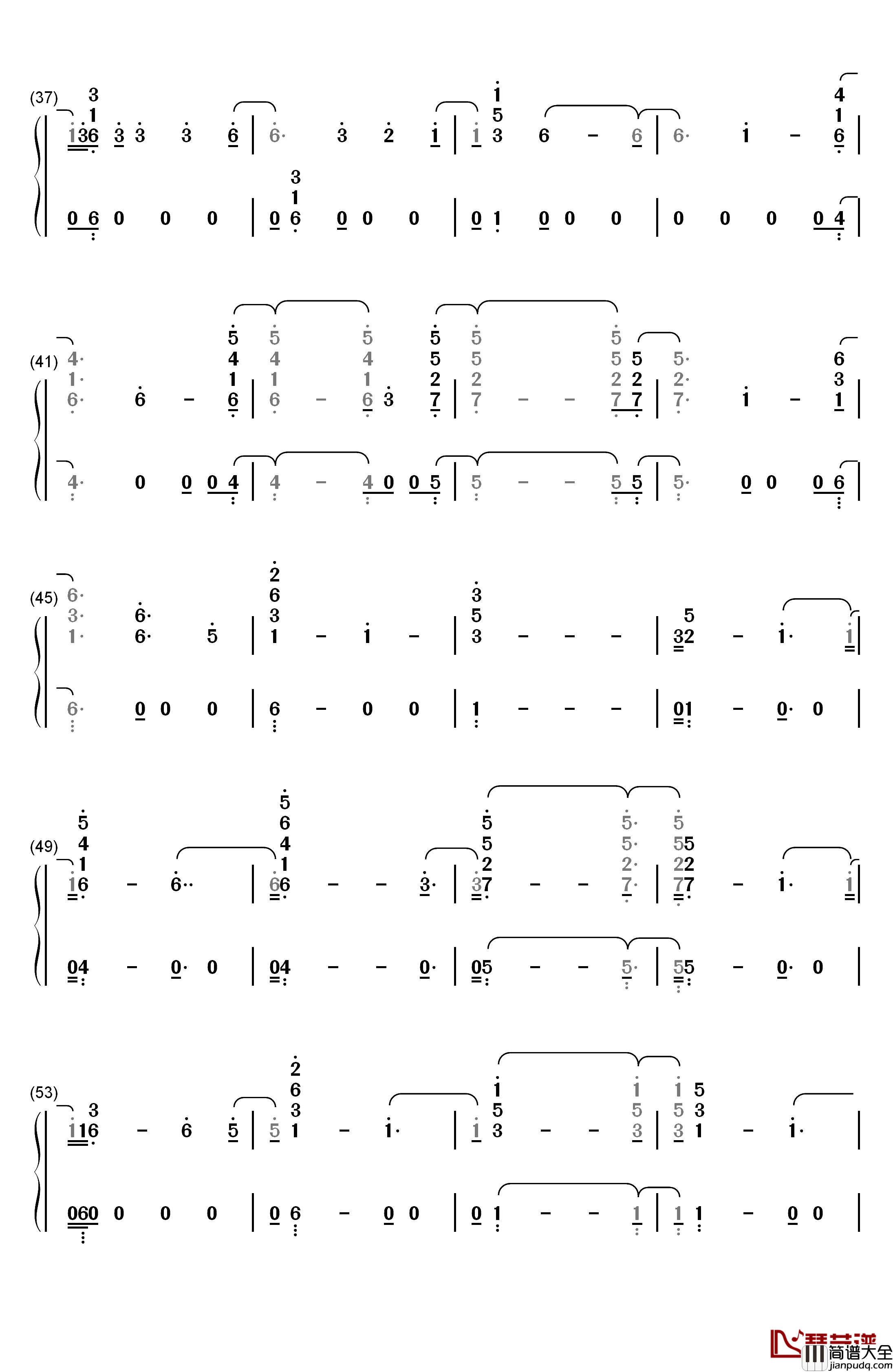 Hopeless钢琴简谱_数字双手_Halsey