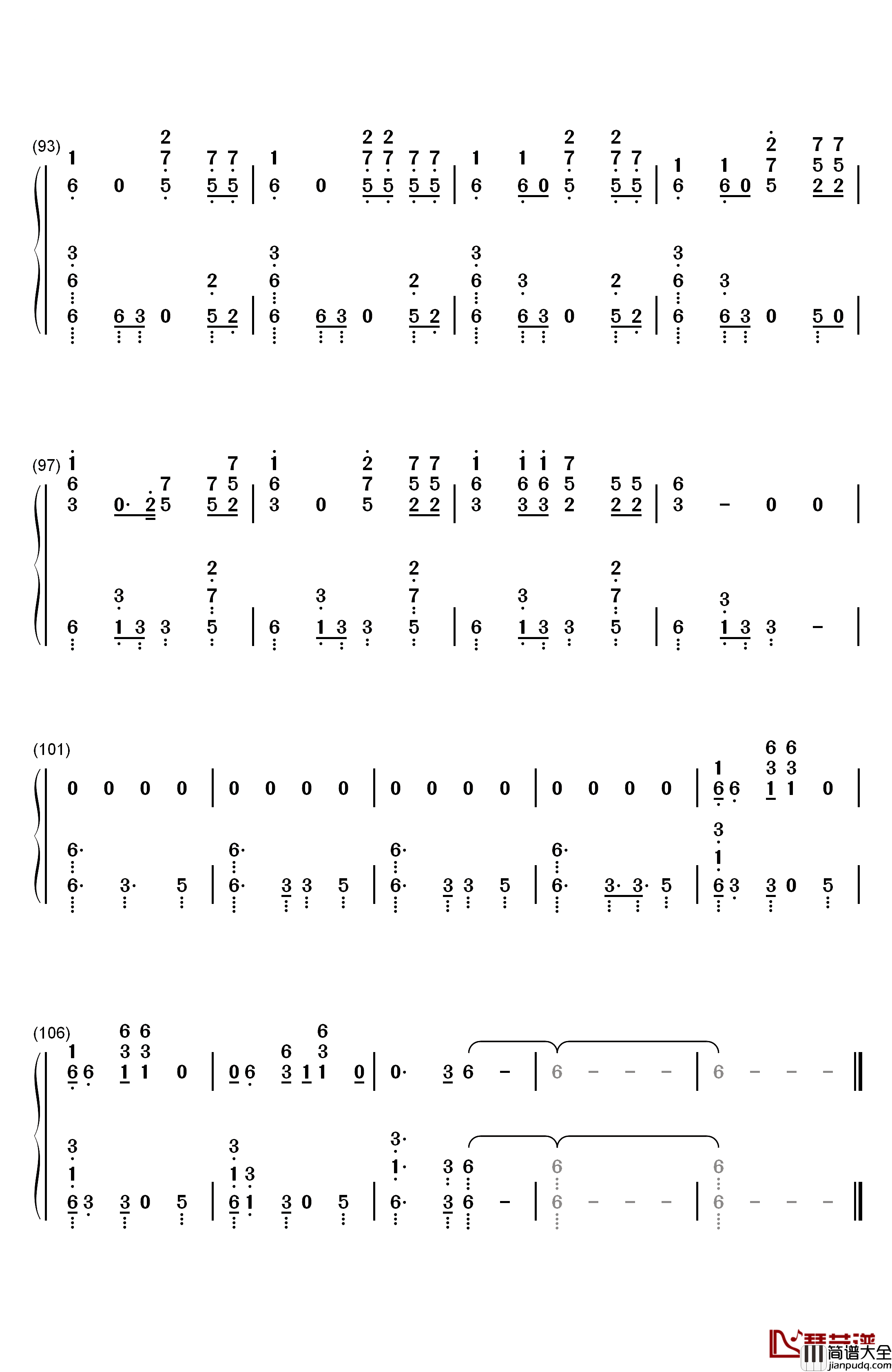 Sangria_Wine钢琴简谱_数字双手_Pharrell_Williams_Camila_Cabello