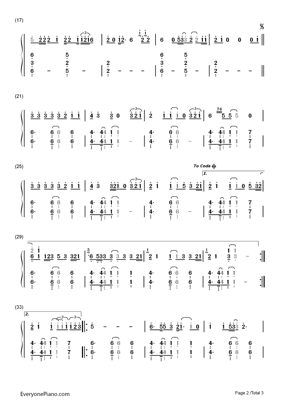 Eyes_Shut钢琴简谱_数字双手_Years_and_Years