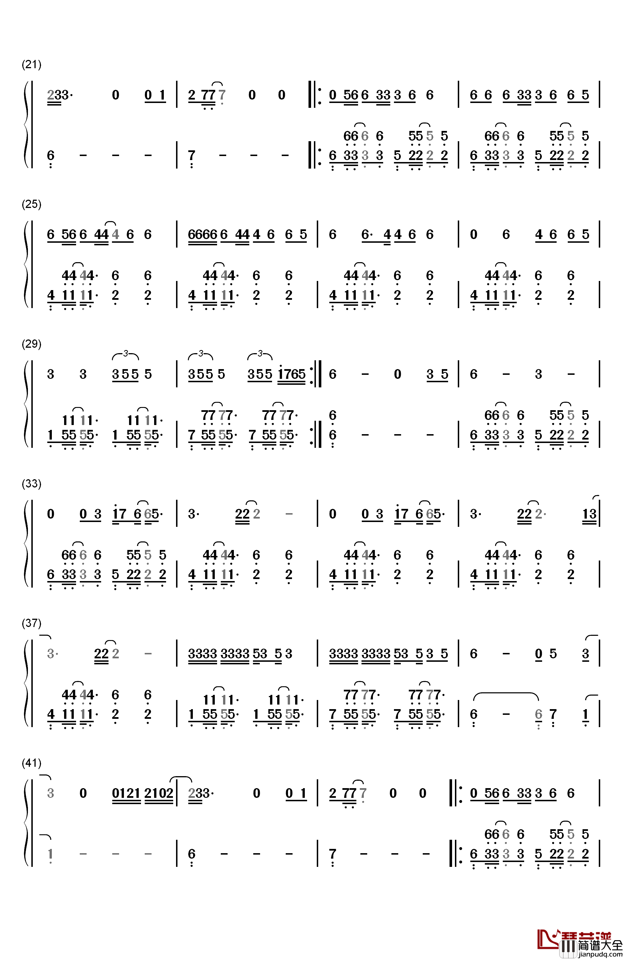 Chained_to_the_Rhythm钢琴简谱_数字双手_Katy_Perry