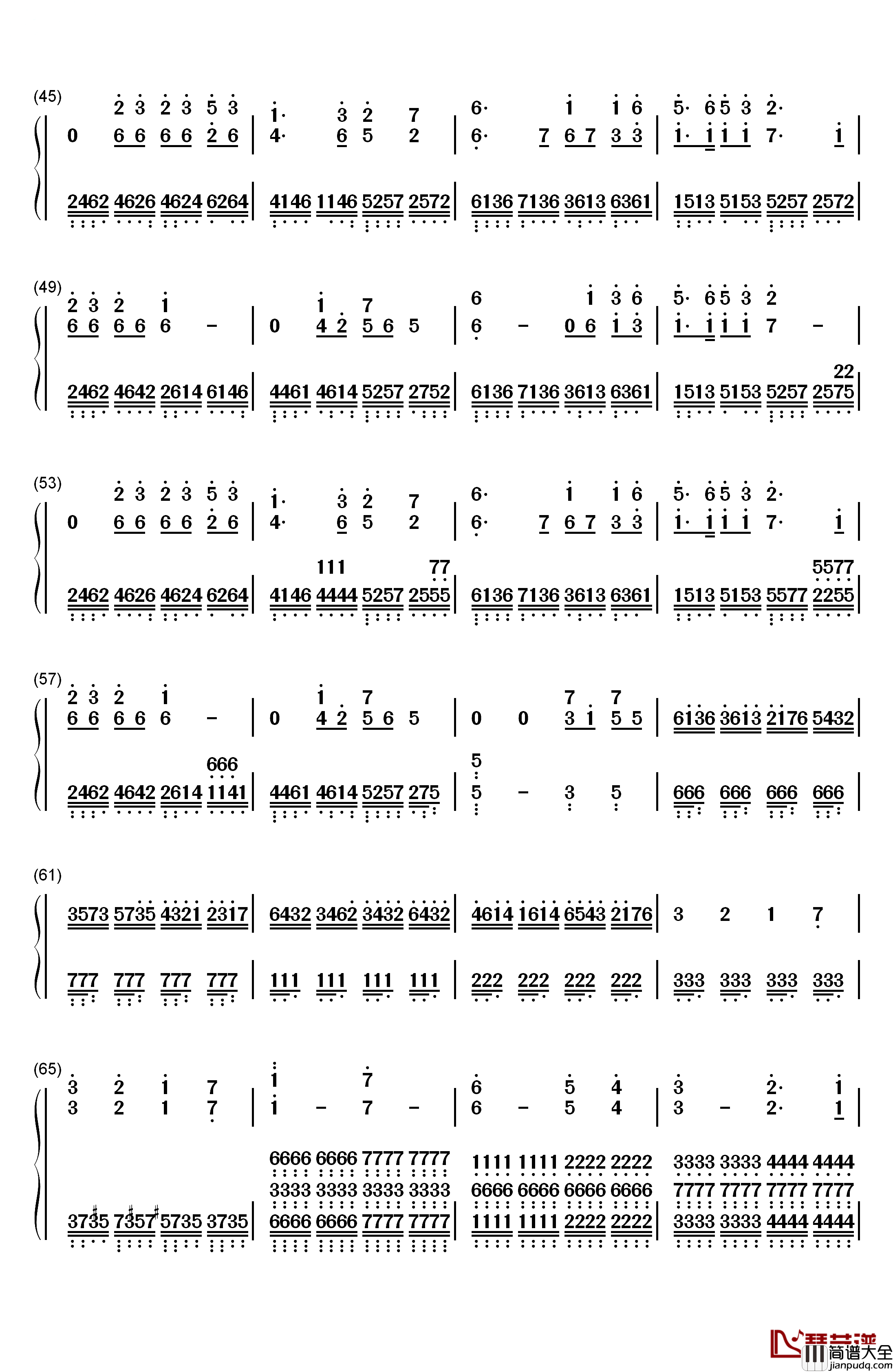 El_Dorado钢琴简谱_数字双手_Two_Steps_from_Hell