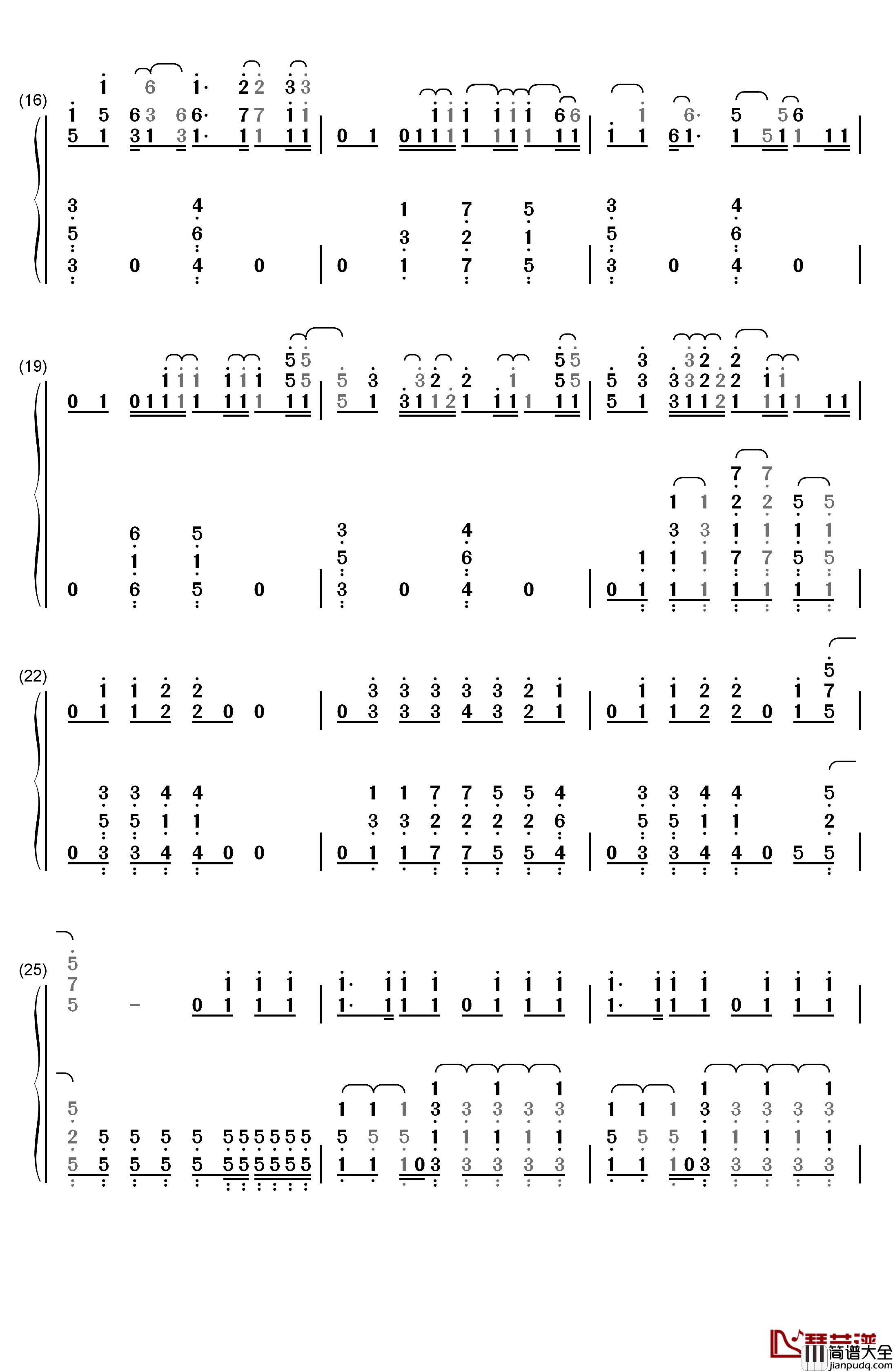 Shut_Up_and_Dance钢琴简谱_数字双手_Walk_the_Moon