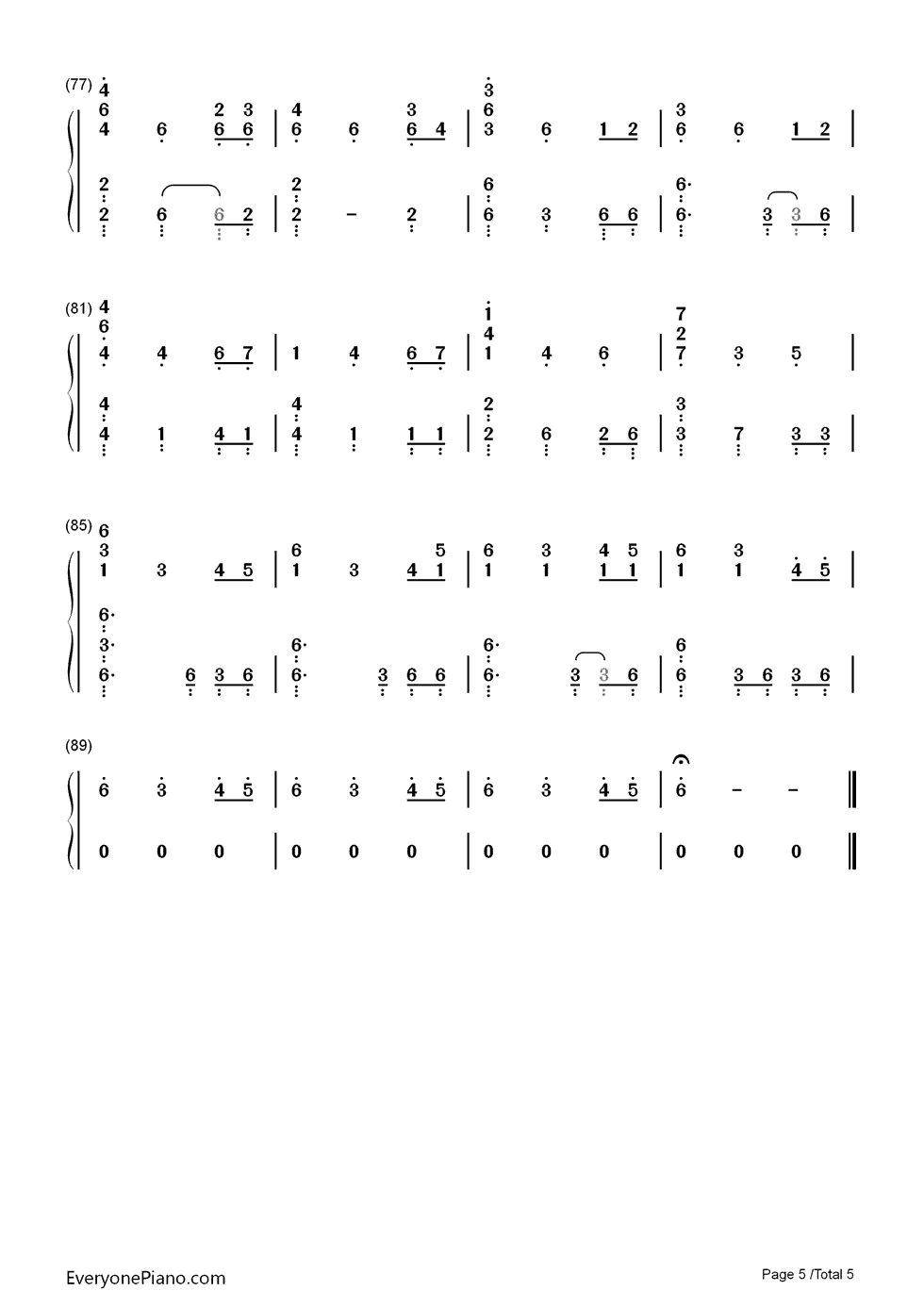 冰与火之歌钢琴简谱_数字双手_Ramin_Djawadi