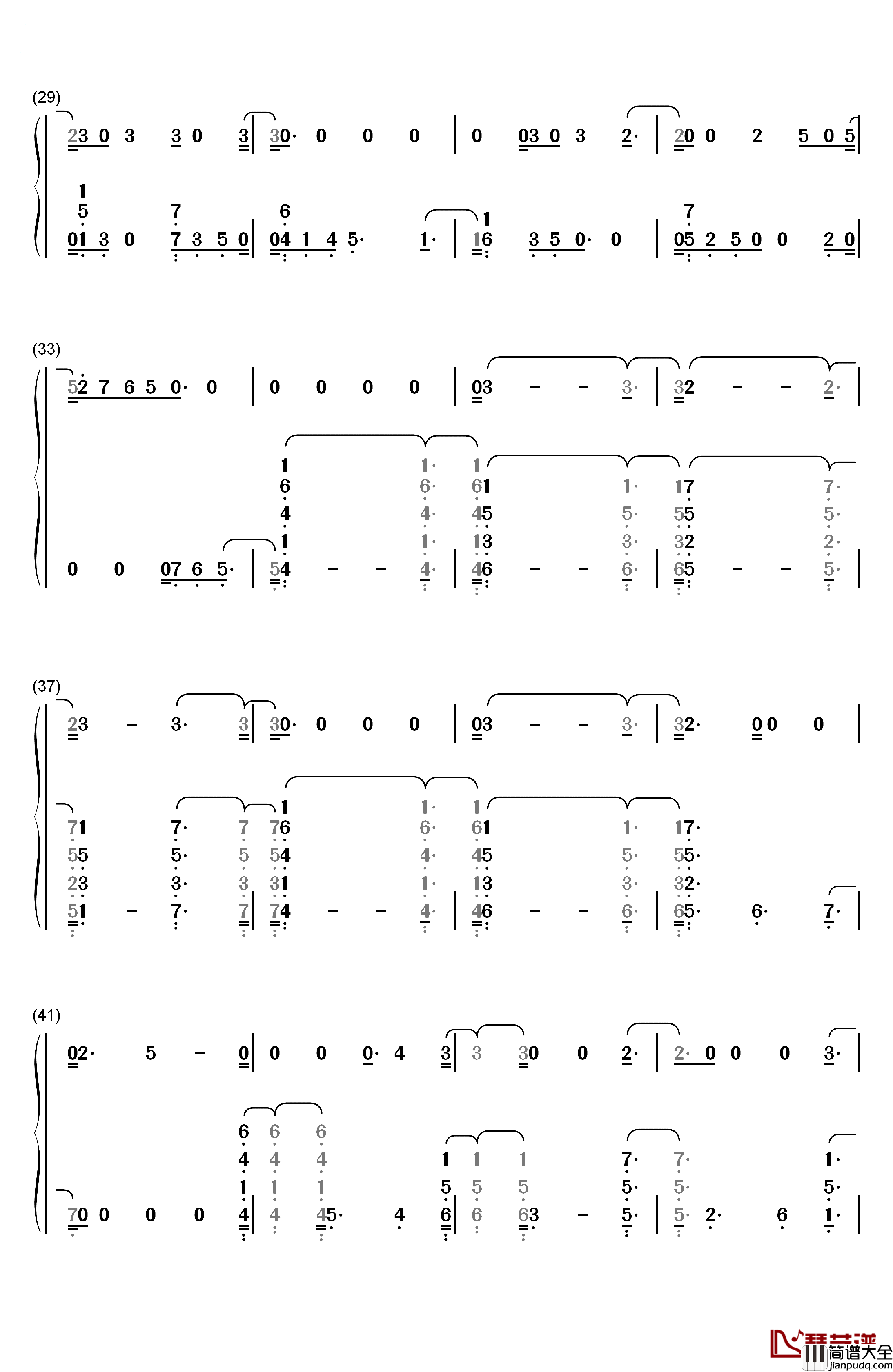 Dress钢琴简谱_数字双手_Taylor_Swift