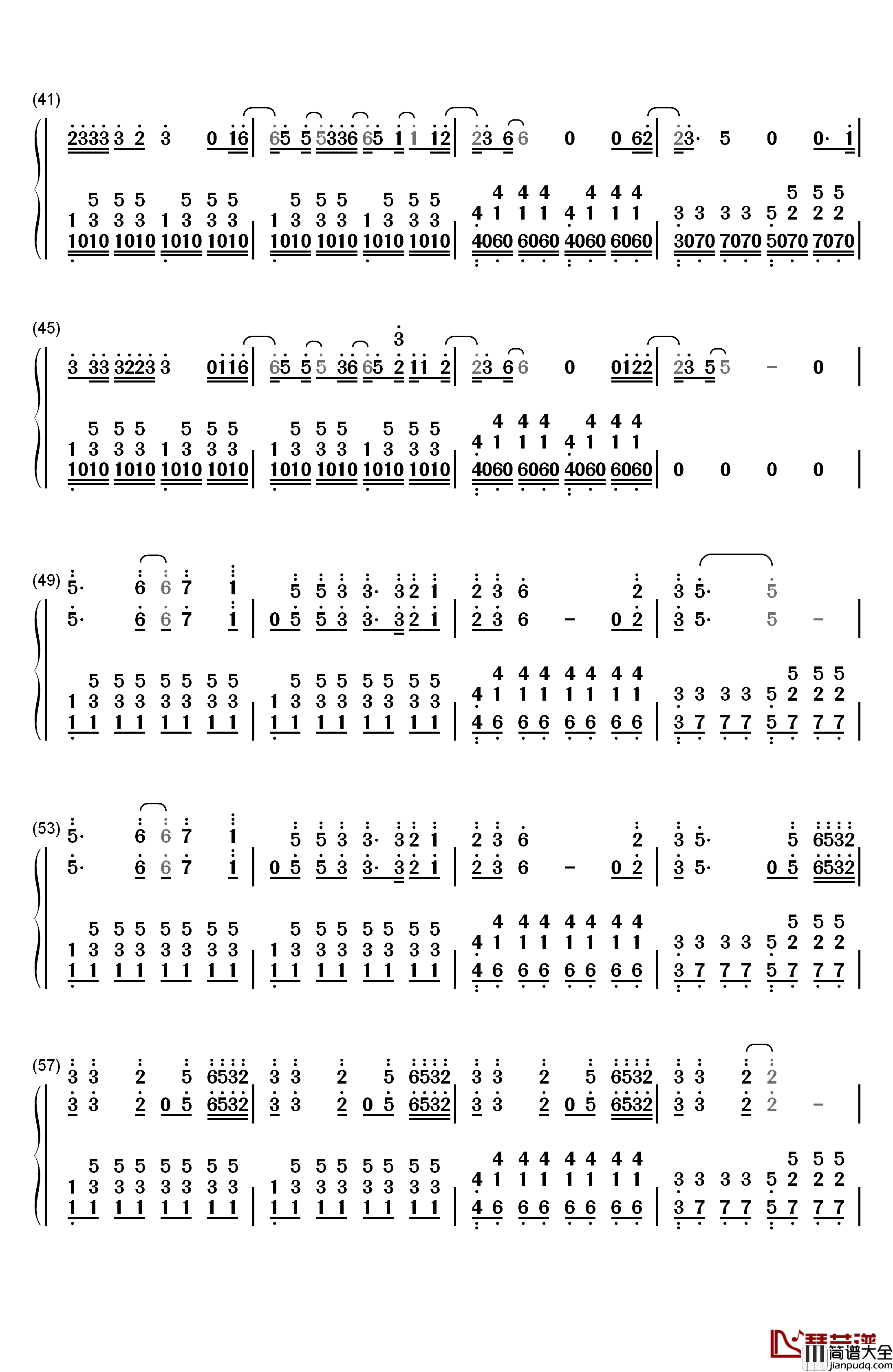 Secrets钢琴简谱_数字双手_Mary_Lambert_&_B.o.B