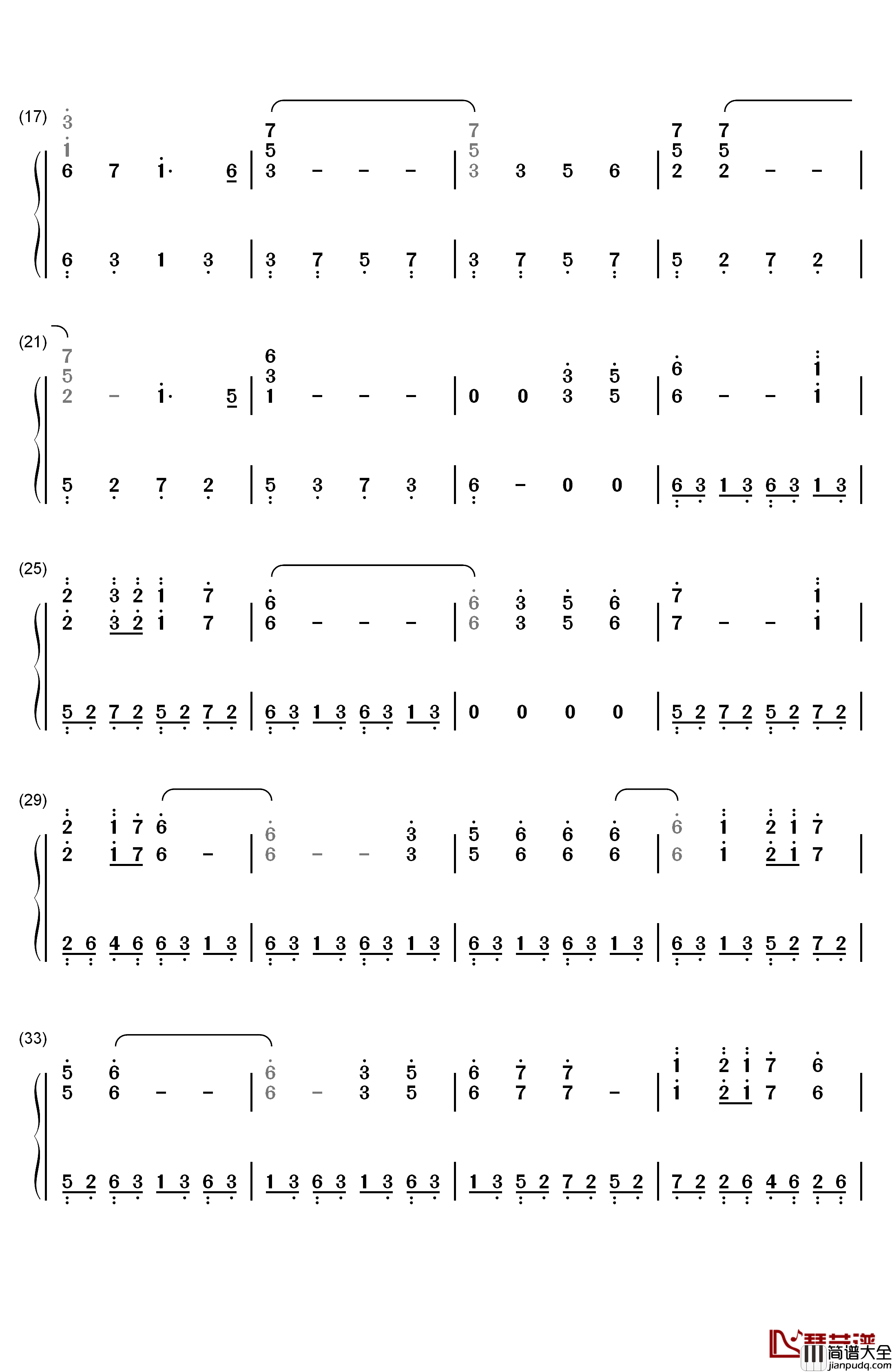 Misty_Mountains_Cold钢琴简谱_数字双手_The_Hobbit