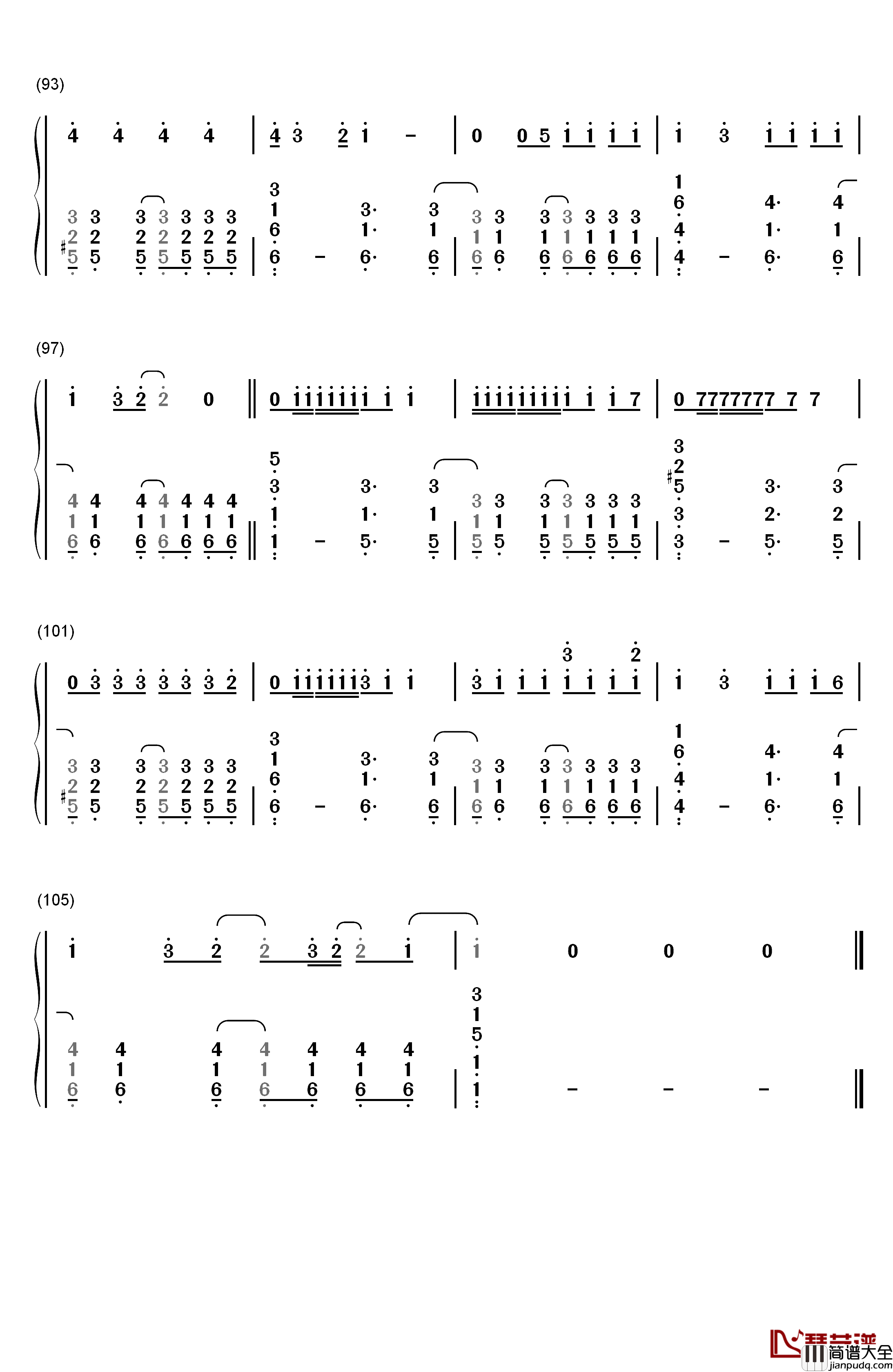 Show_You钢琴简谱_数字双手_Shawn_Mendes