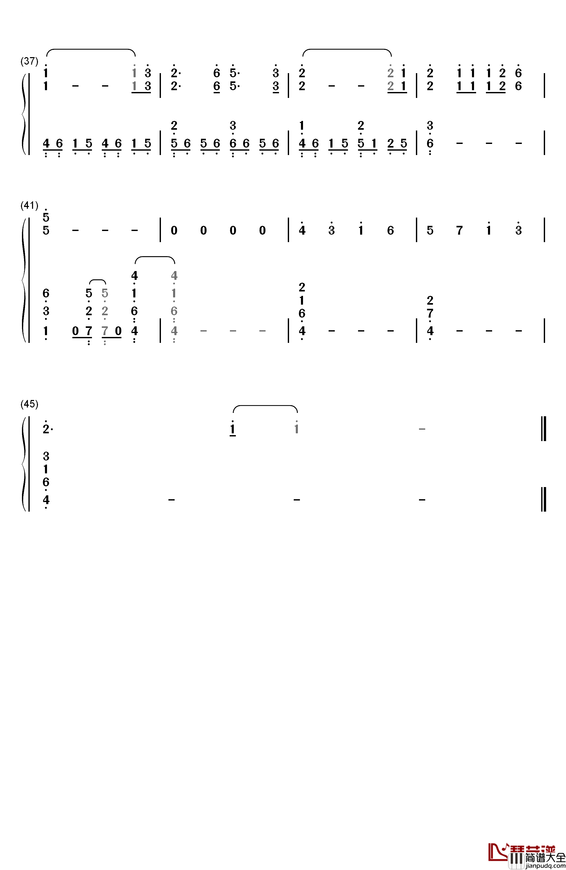 神様はじめました钢琴简谱_数字双手_ハナエ_EMI音乐
