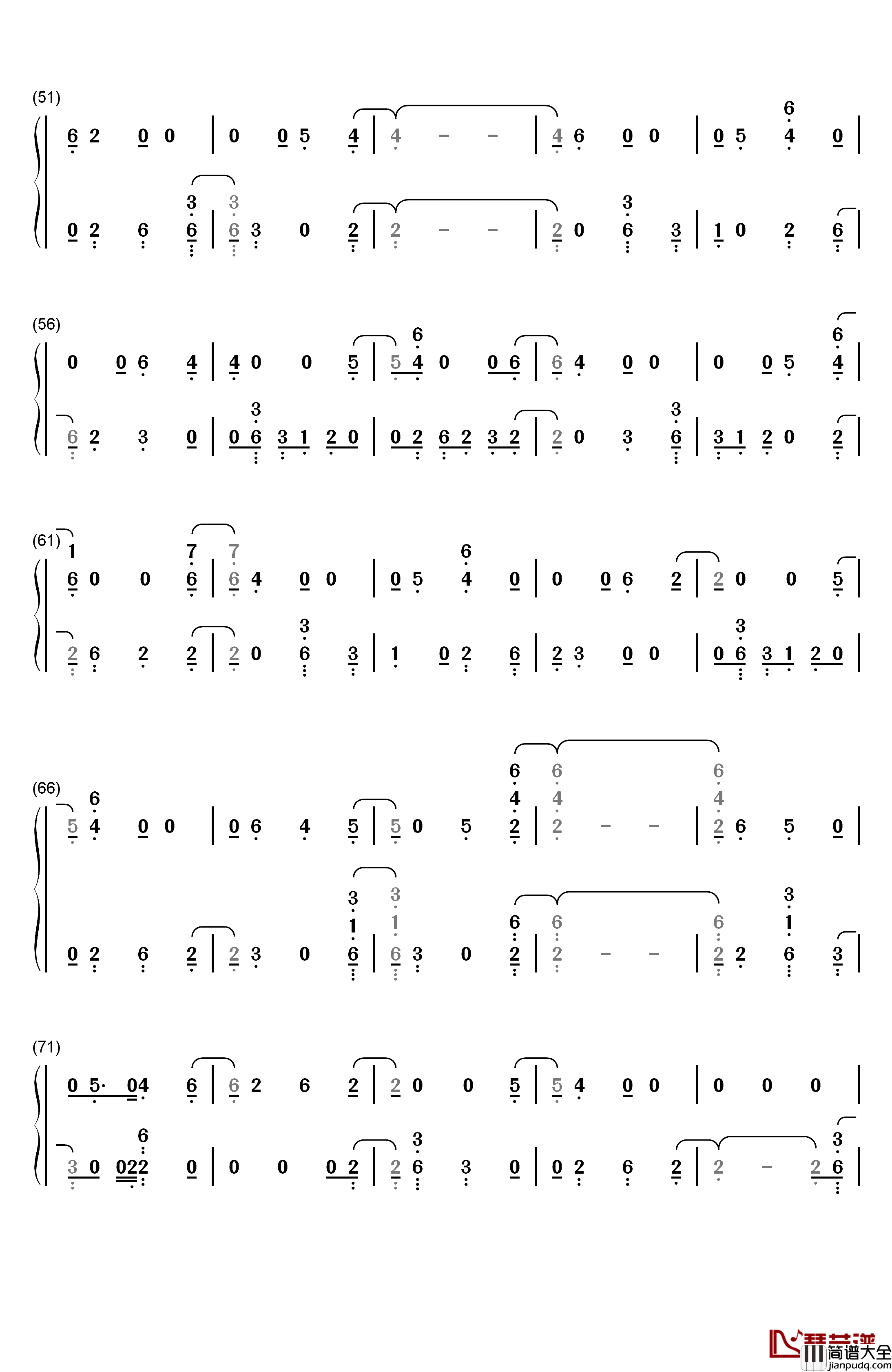 Supplies钢琴简谱_数字双手_Justin_Timberlake
