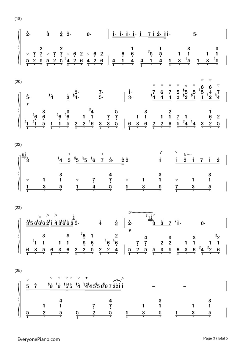 肖邦夜曲第二首钢琴简谱_数字双手_肖邦