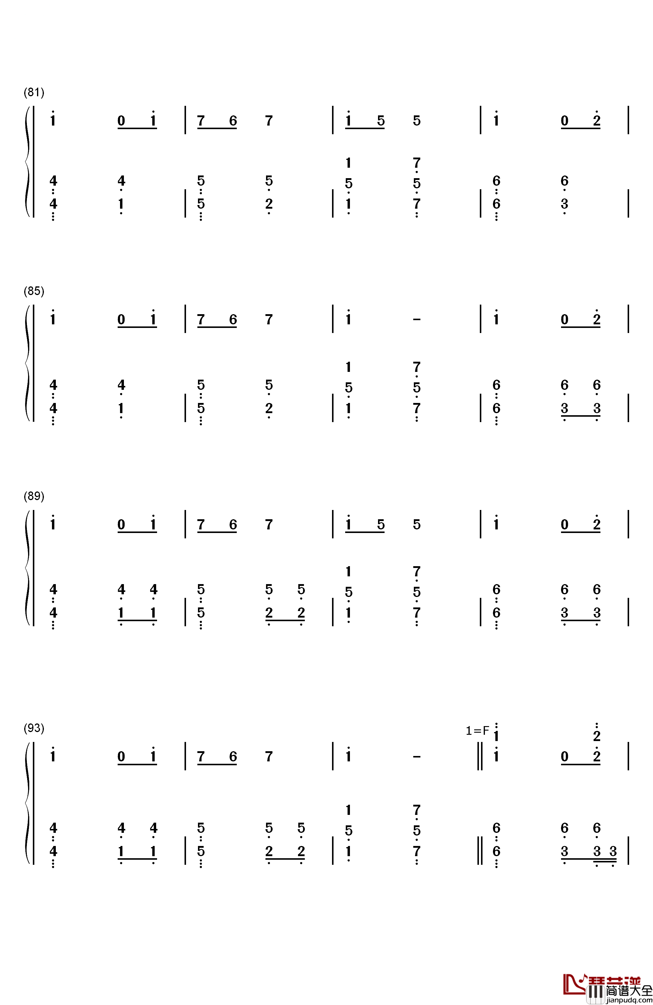 PLANET钢琴简谱_数字双手_ラムジ