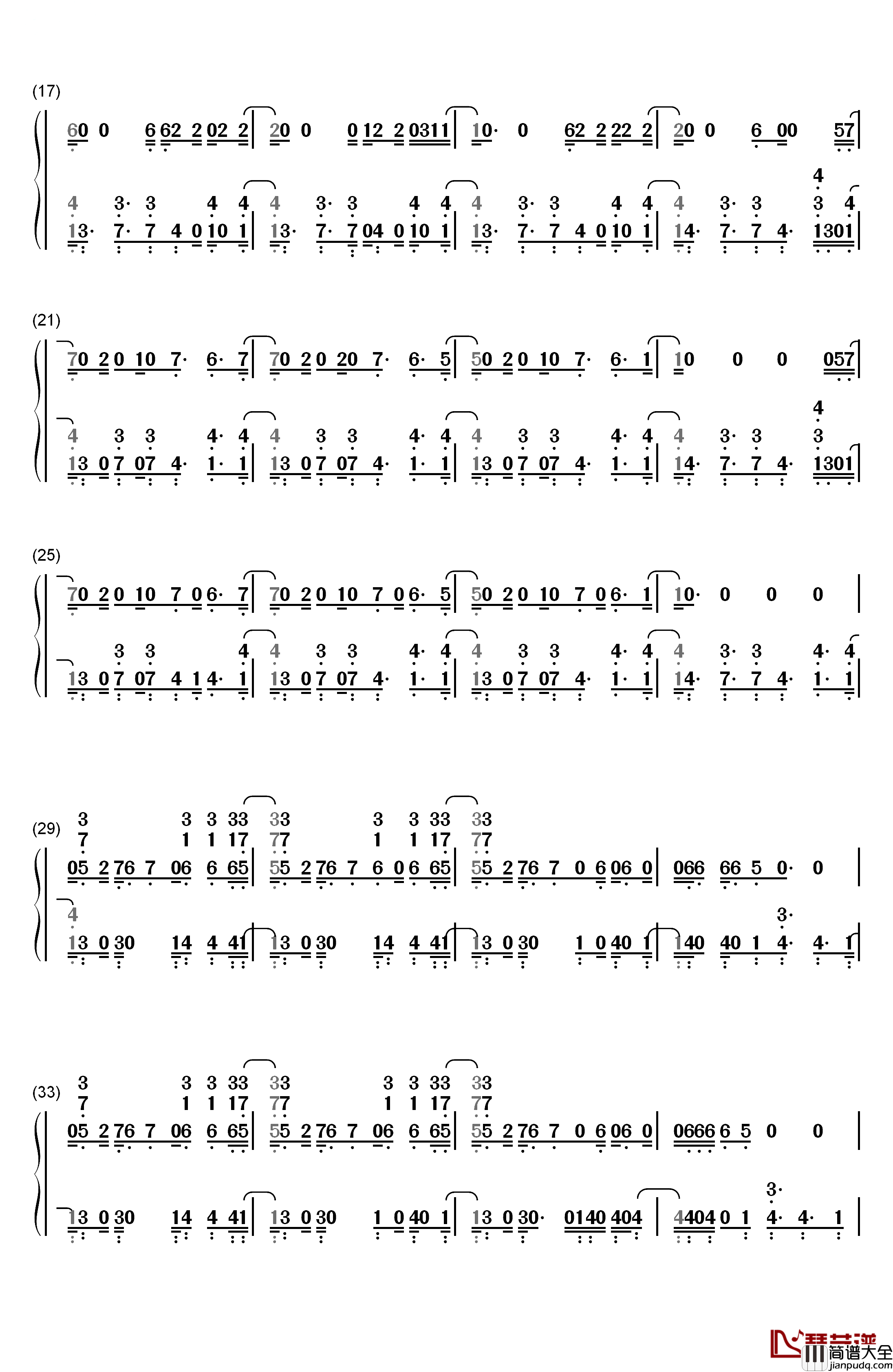 Bon_Appetit钢琴简谱_数字双手_Katy_Perry