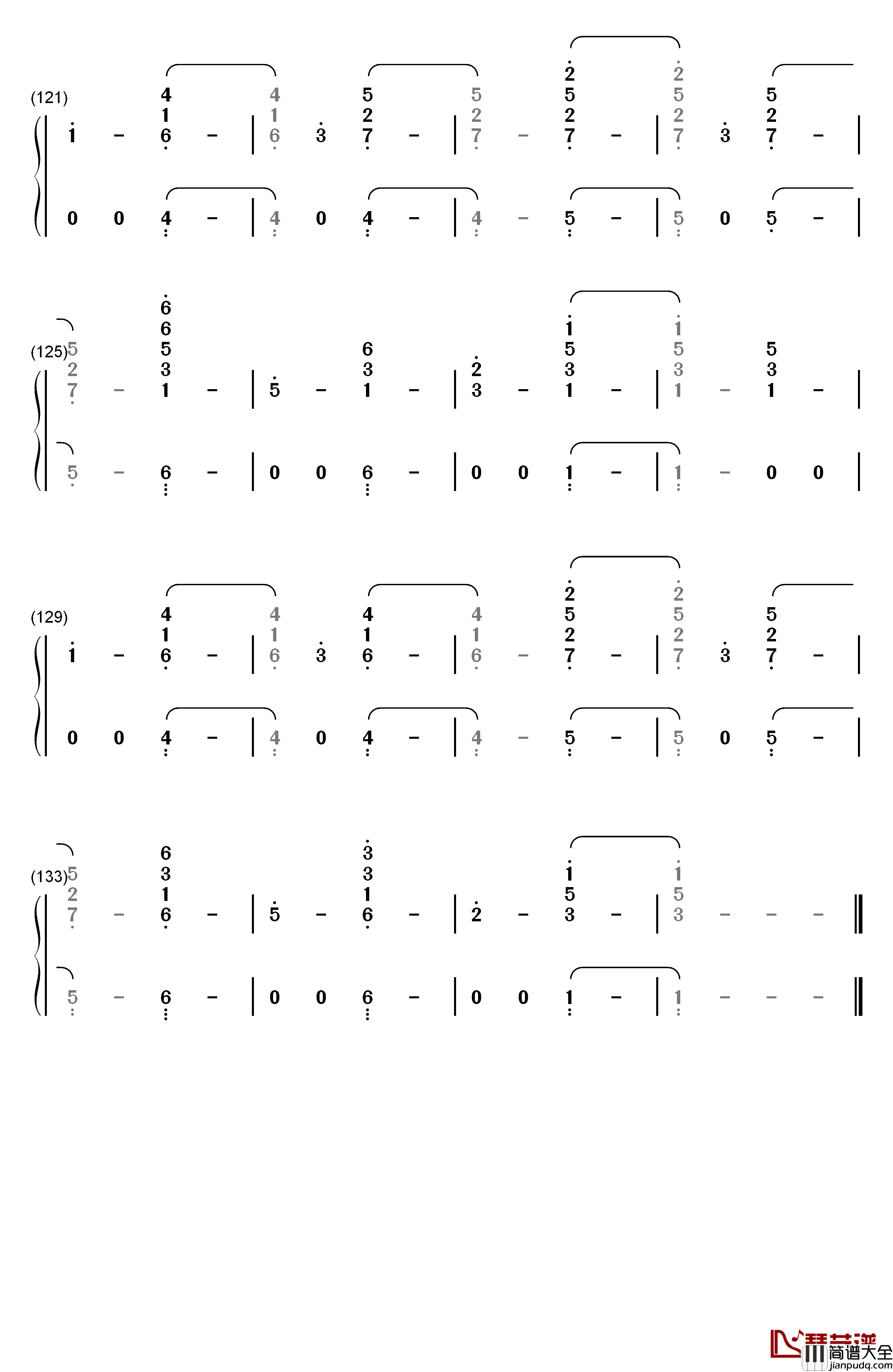 Hopeless钢琴简谱_数字双手_Halsey