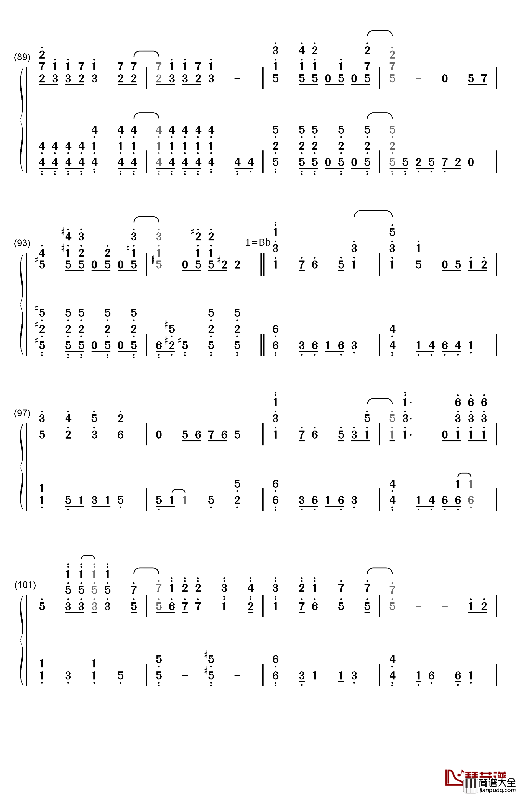 Evolution_Era钢琴简谱_数字双手_V.K克