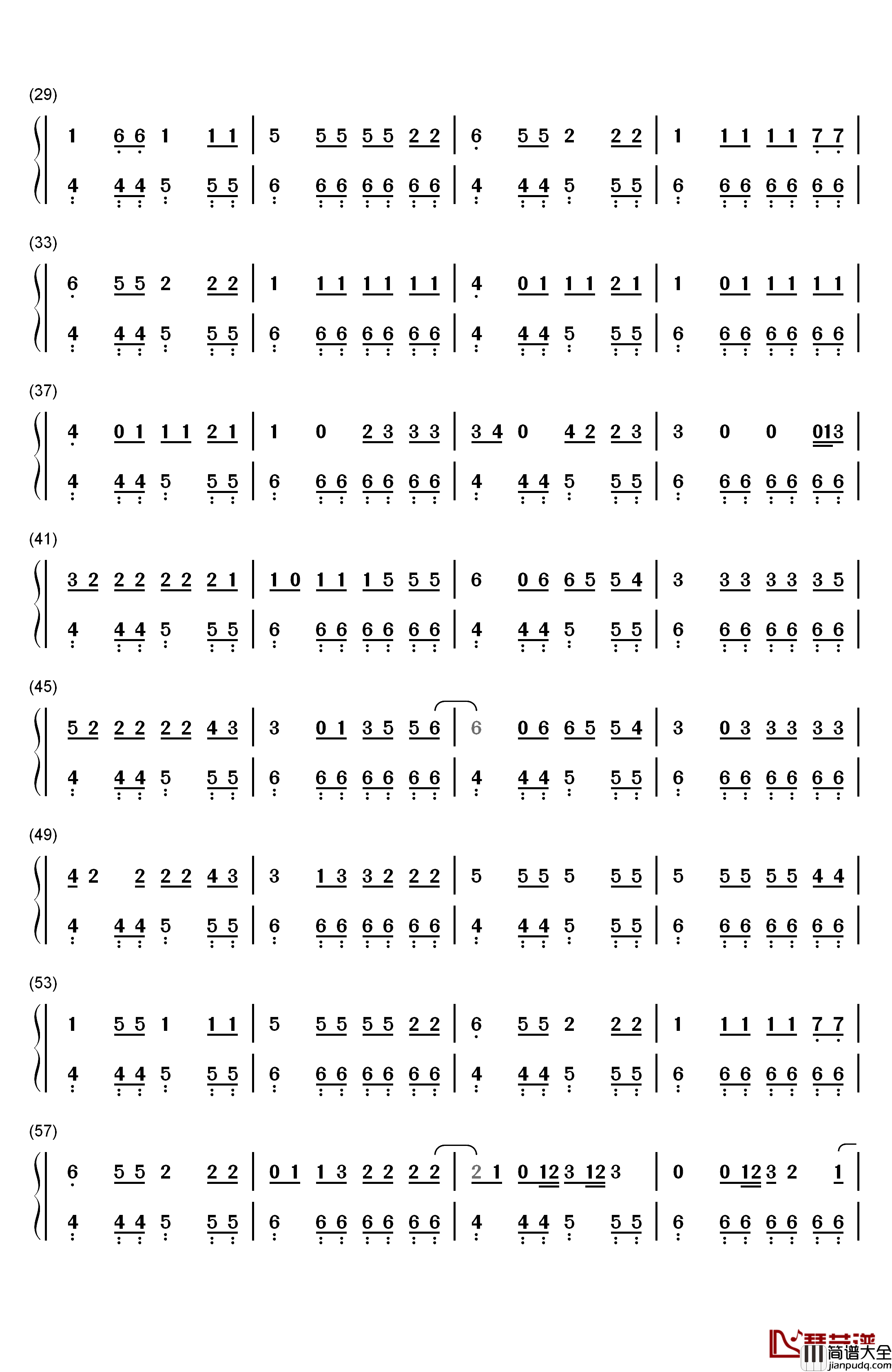 Something_Just_Like_This钢琴简谱_数字双手_The_Chainsmokers_Coldplay