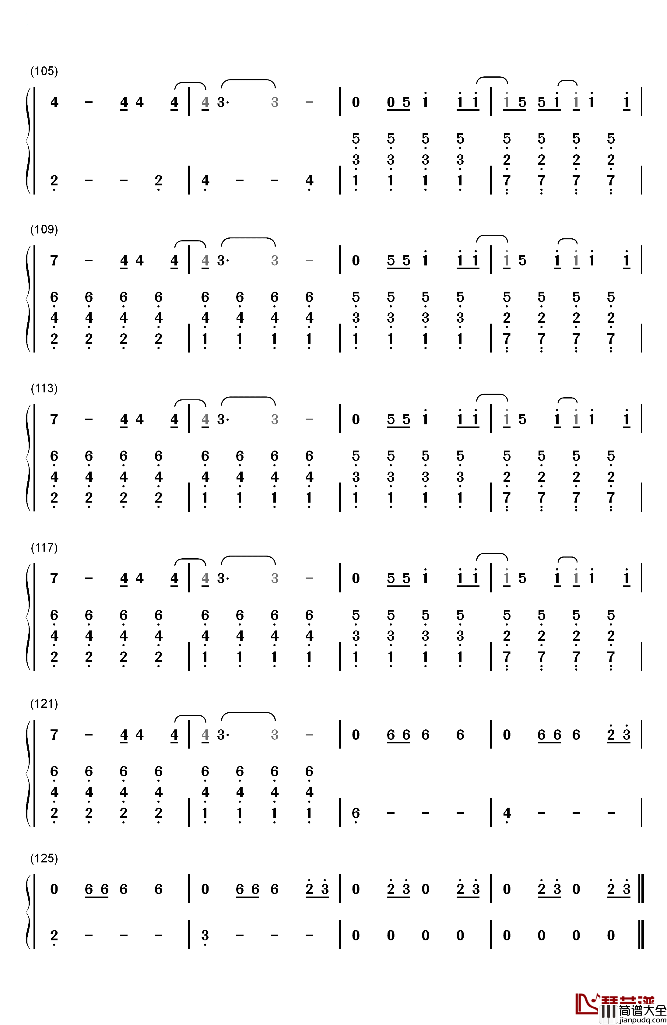 I_Know_Places钢琴简谱_数字双手_Taylor_Swift