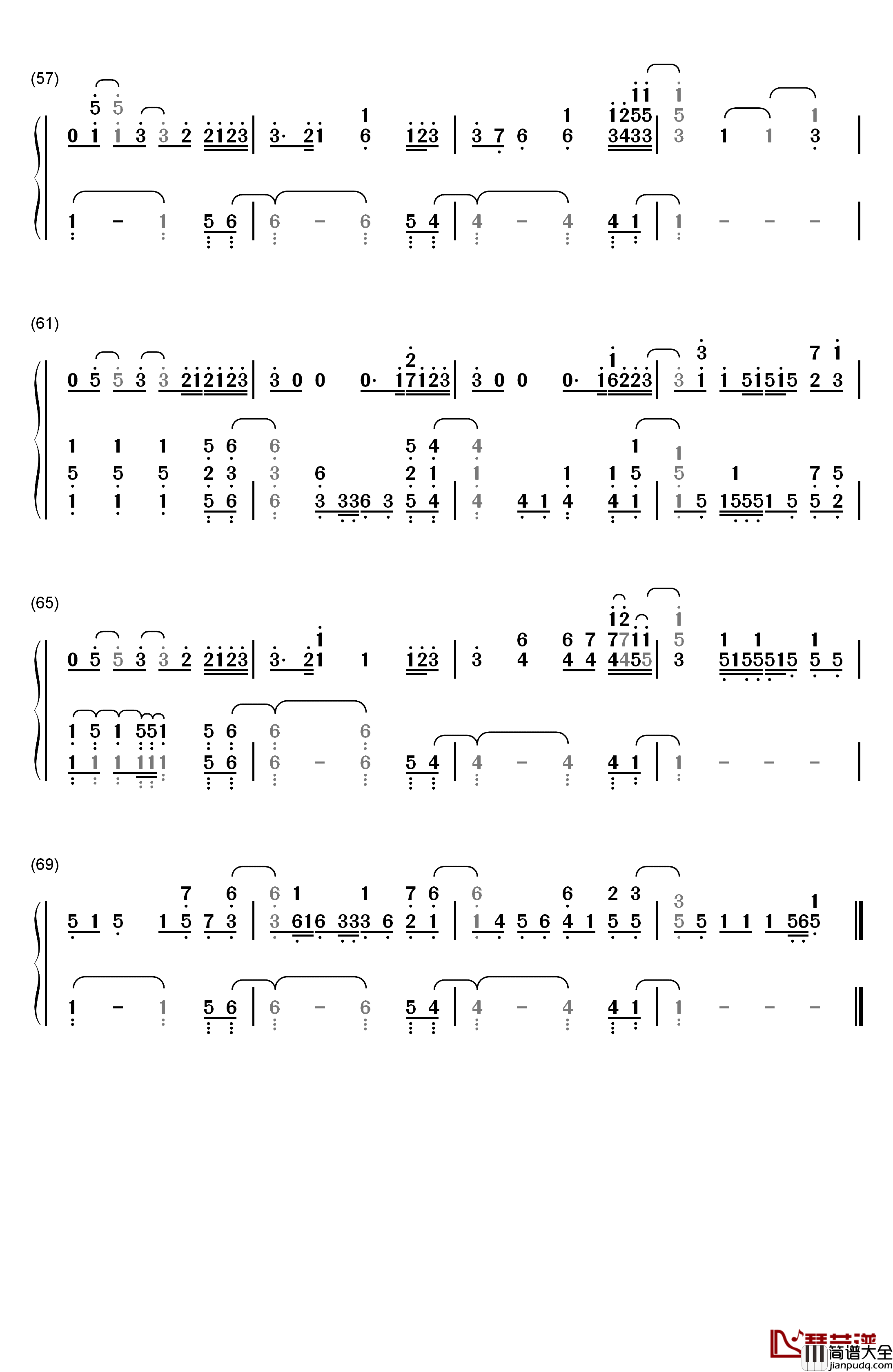 Kiss__Me钢琴简谱_数字双手_Ed_Sheeran