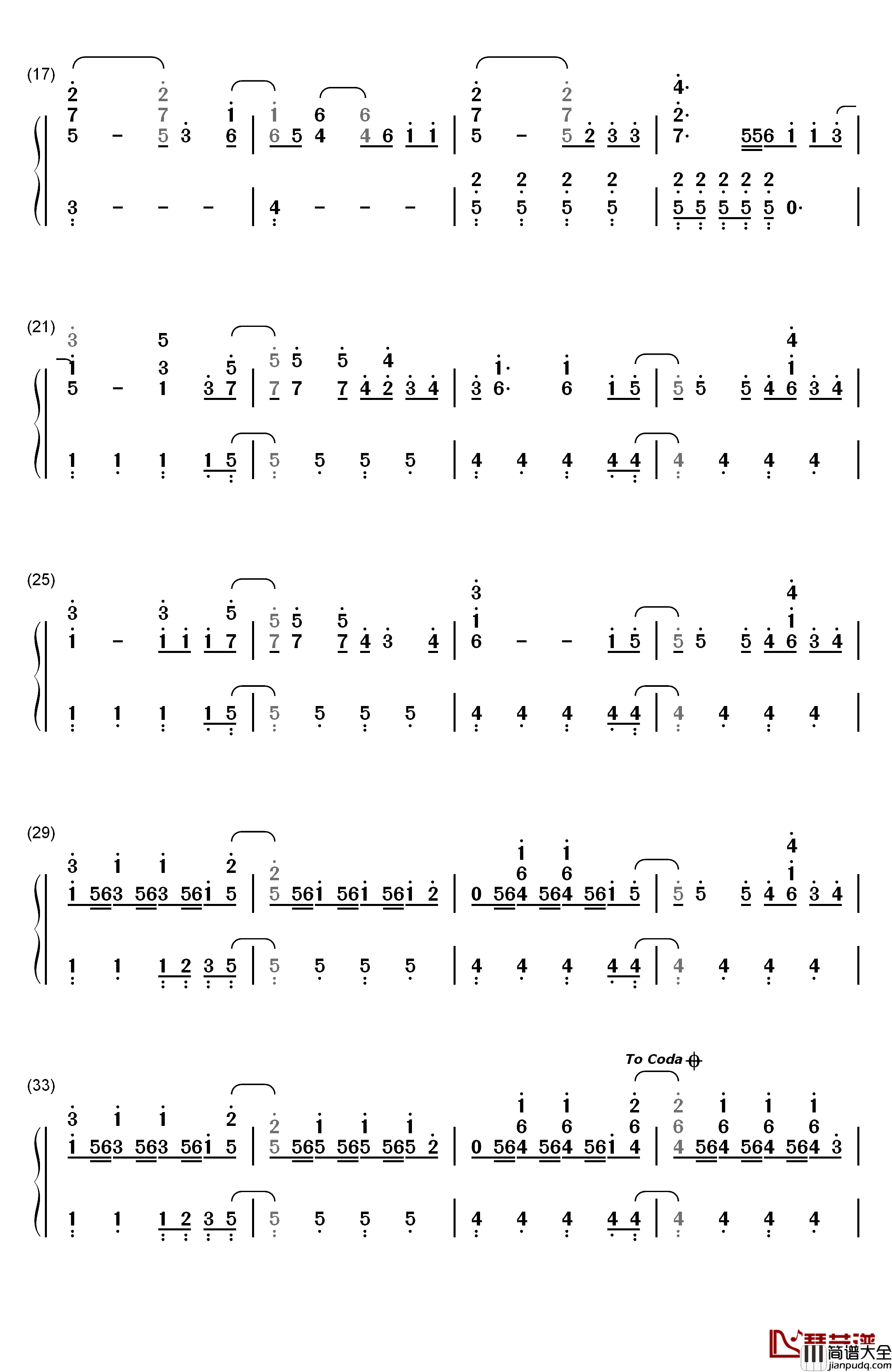 Believe钢琴简谱_数字双手_Shawn_Mendes