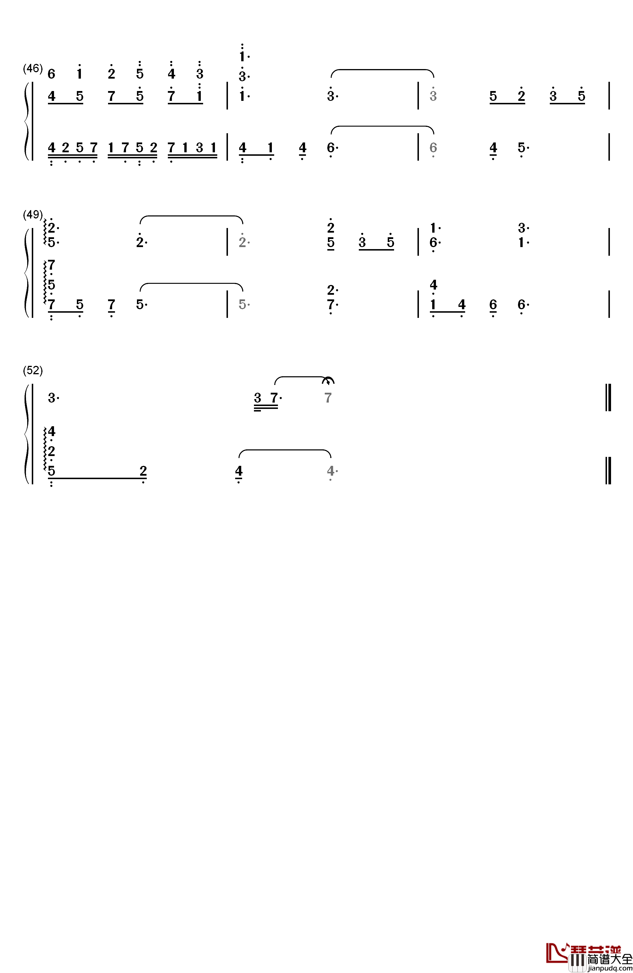 Dream钢琴简谱_数字双手_Rayark