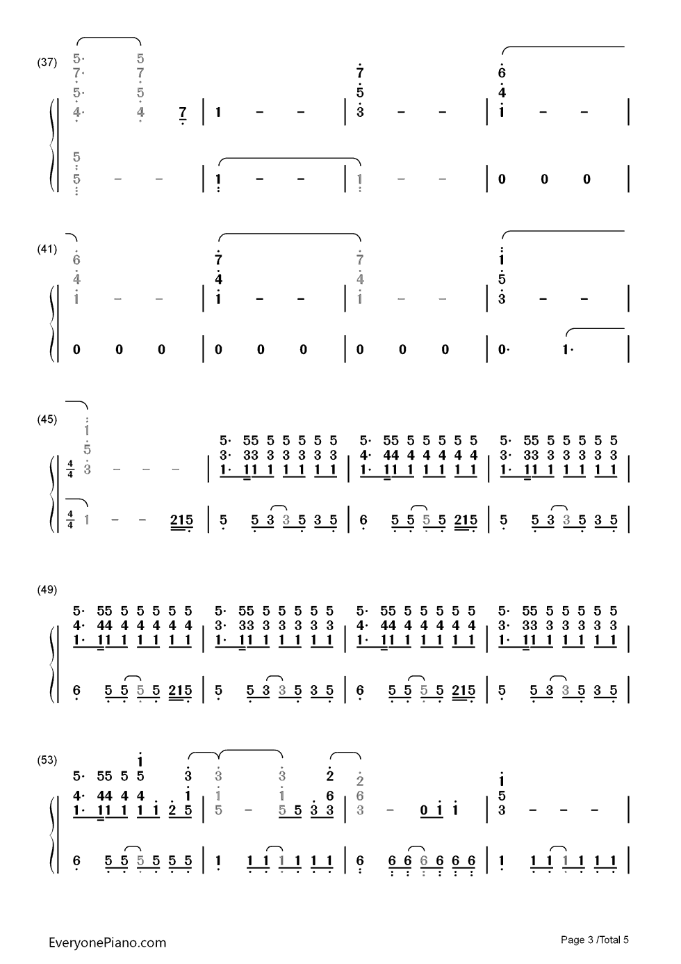 Up_with_the_Birds钢琴简谱_数字双手_Coldplay