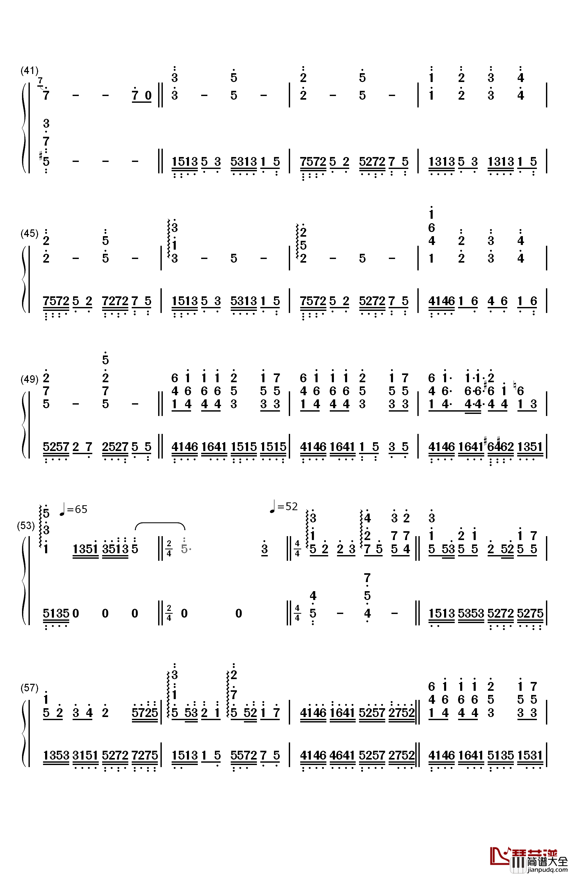 The_Music_of_the_Night钢琴简谱_数字双手_Andrew_Lloyd_Webber__安德鲁·劳埃德·韦伯