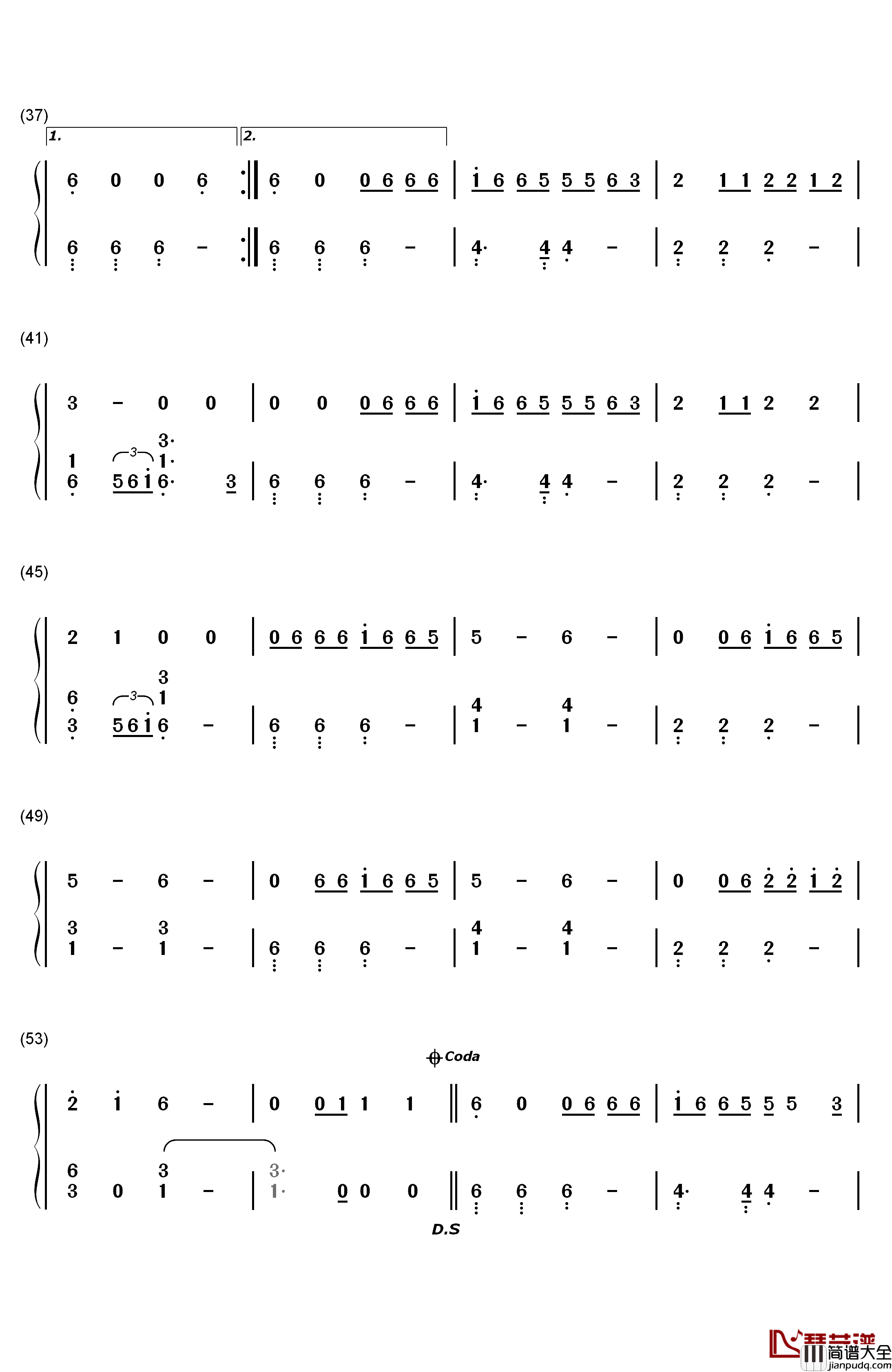 Art_Deco钢琴简谱_数字双手_Lana_Del_Rey