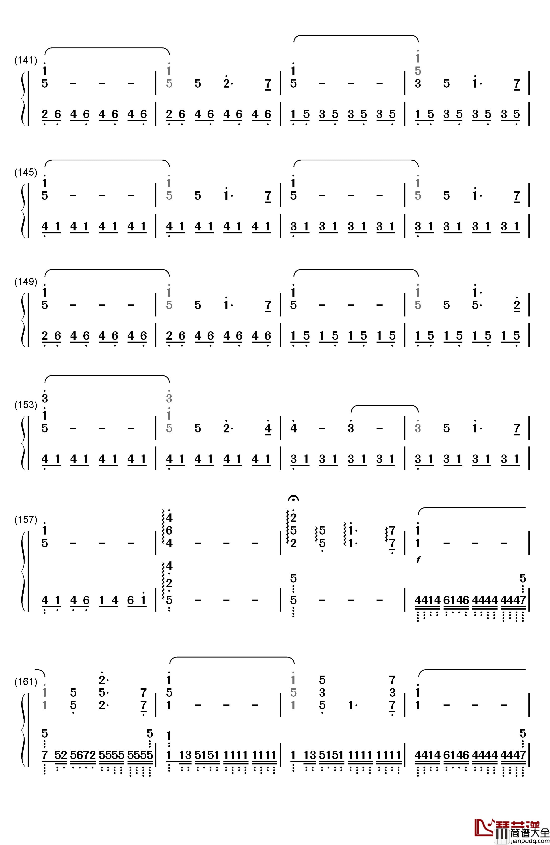 secret_base_君がくれたもの钢琴简谱_数字双手_ZONE
