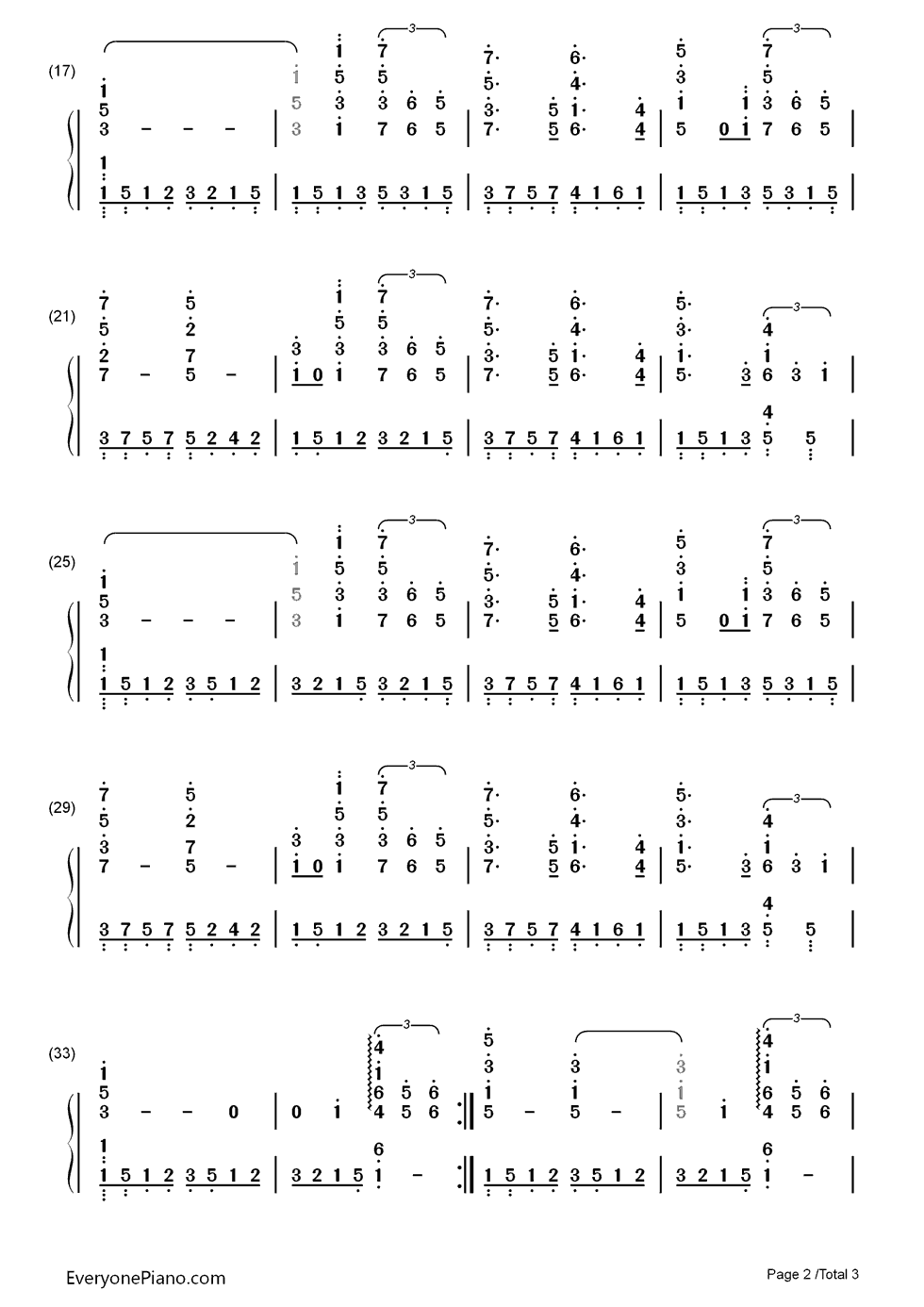 Chariots_of_Fire钢琴简谱_数字双手_Vangelis