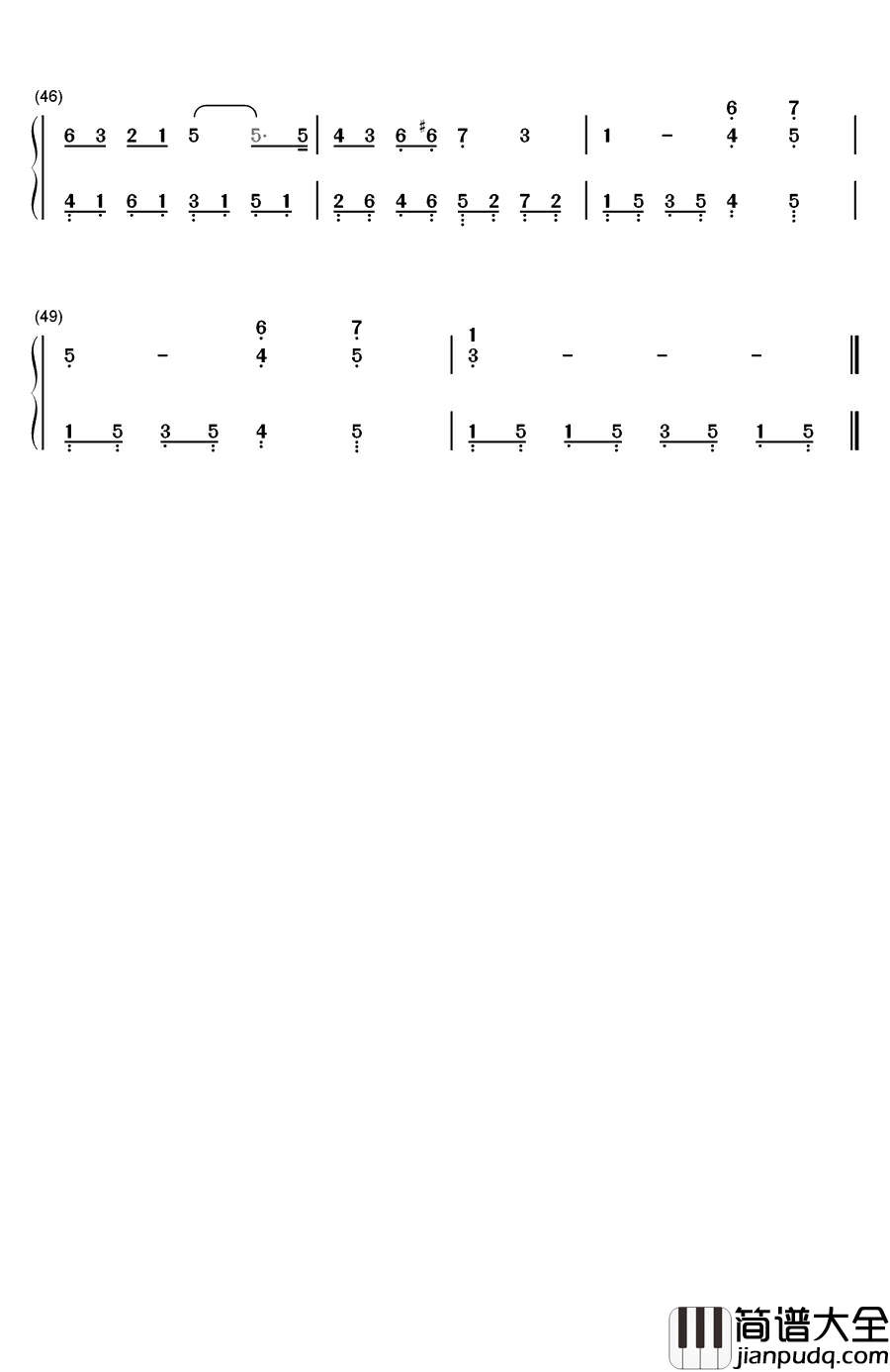 I_Believe钢琴简谱_数字双手_申升勋