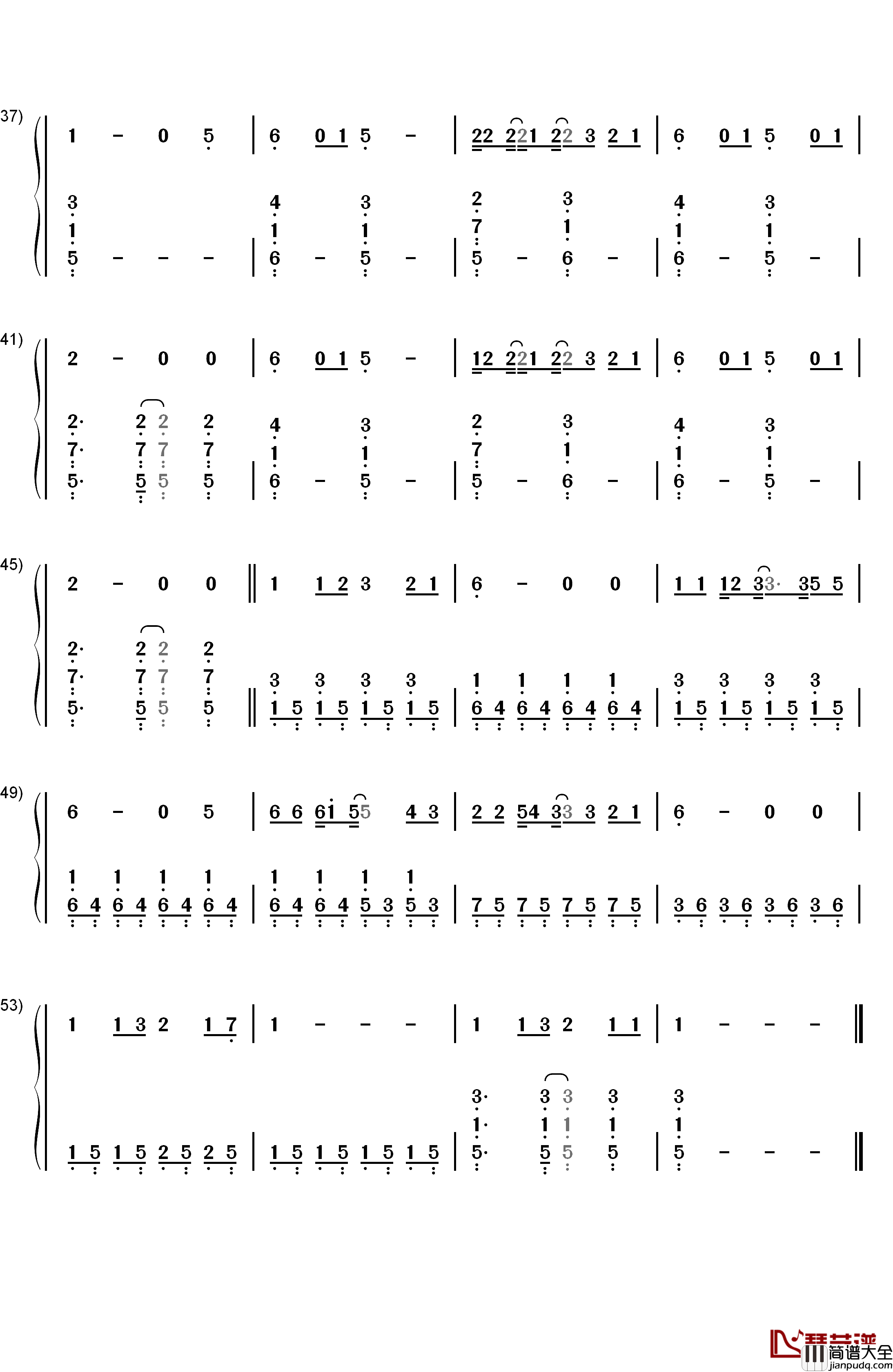 I_Want_to_Write_You_a_Song钢琴简谱_数字双手_One_Direction