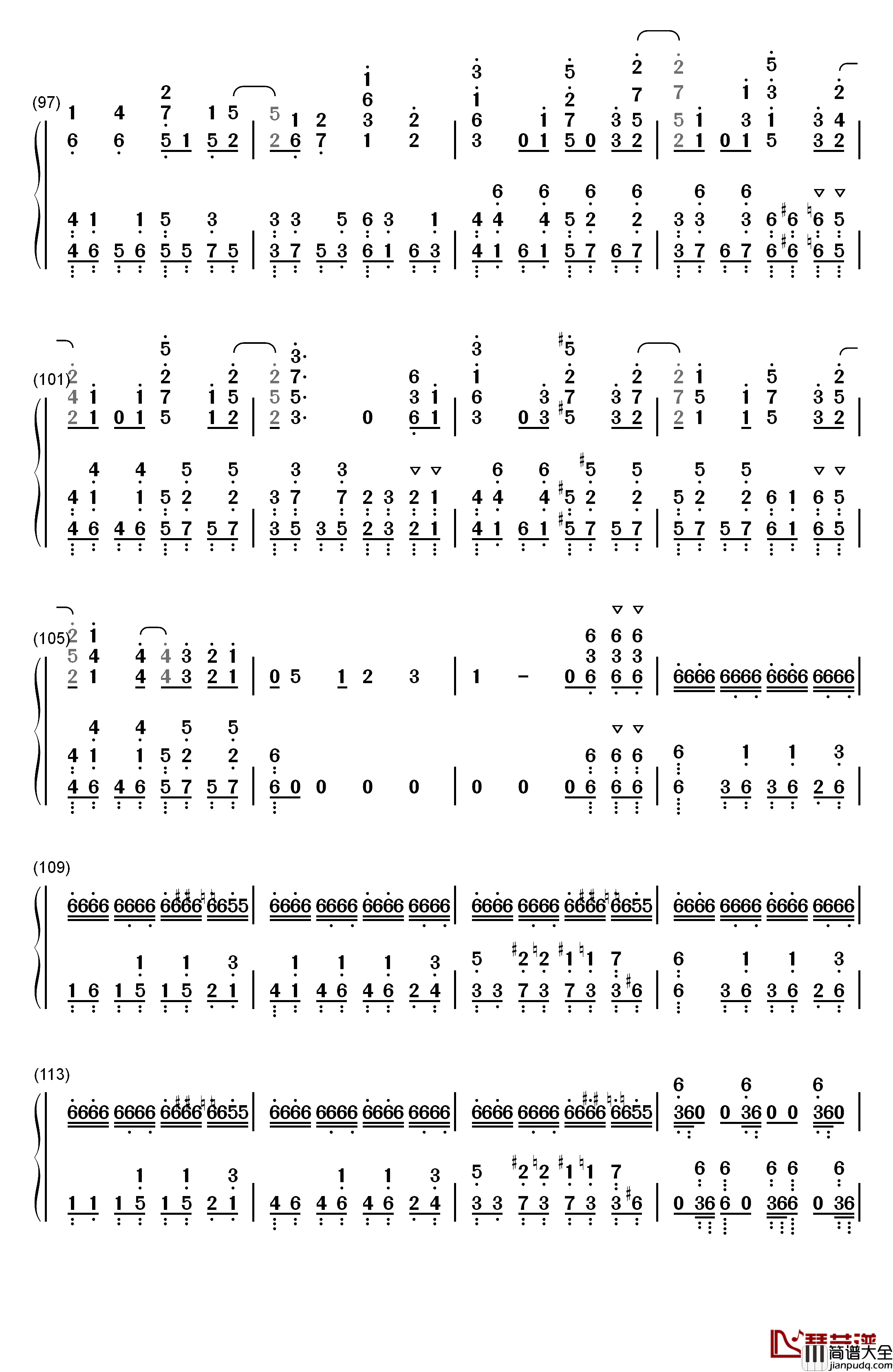 ワンルームシュガーライフ钢琴简谱_数字双手_ナナヲアカリ