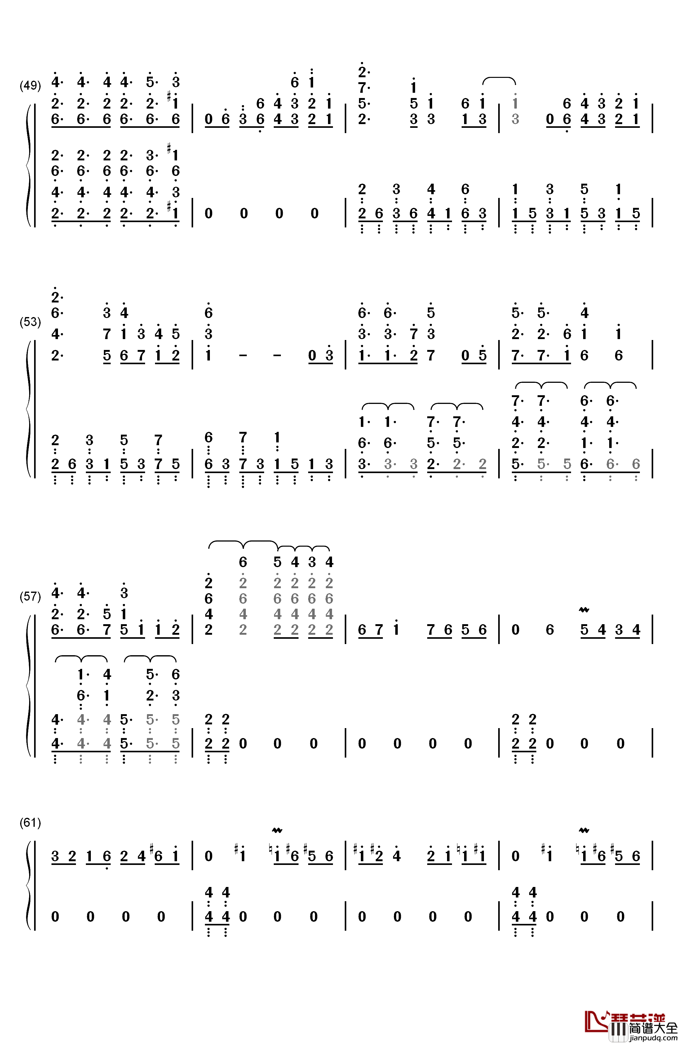 不安定な神様钢琴简谱_数字双手_Suara