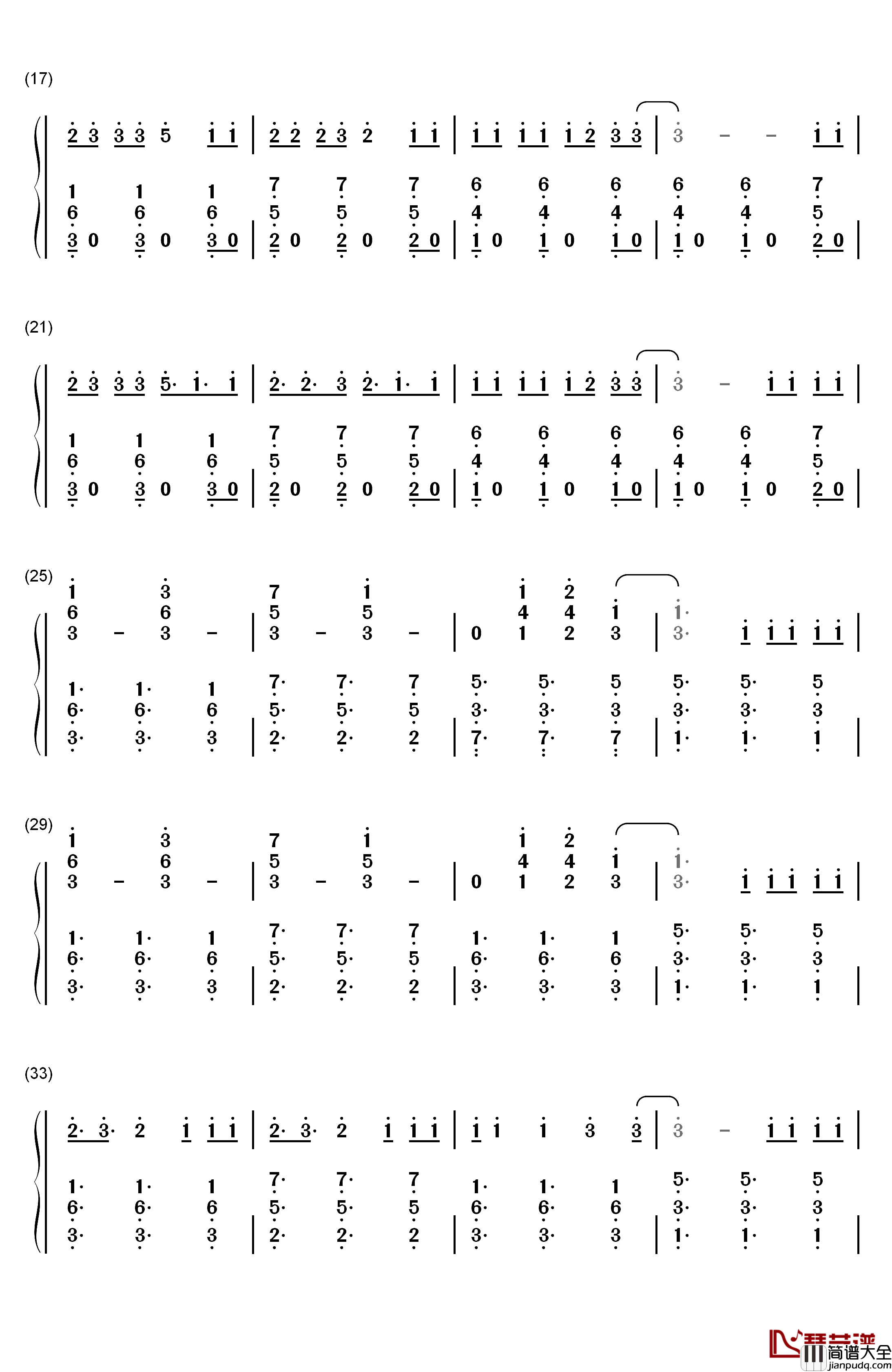 Treat_You_Better钢琴简谱_数字双手_Shawn_Mendes