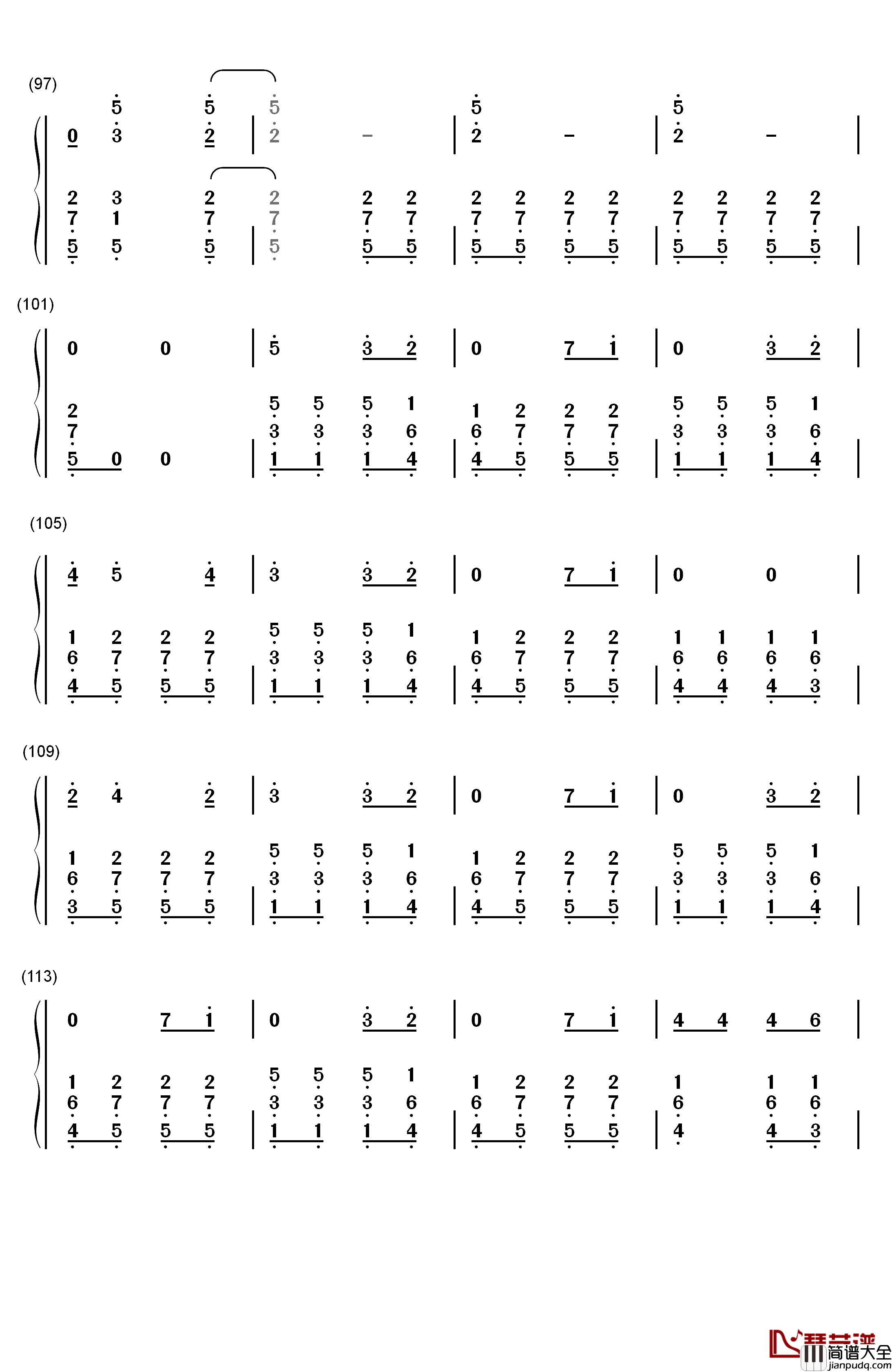 Youngblood钢琴简谱_数字双手_Green_Day