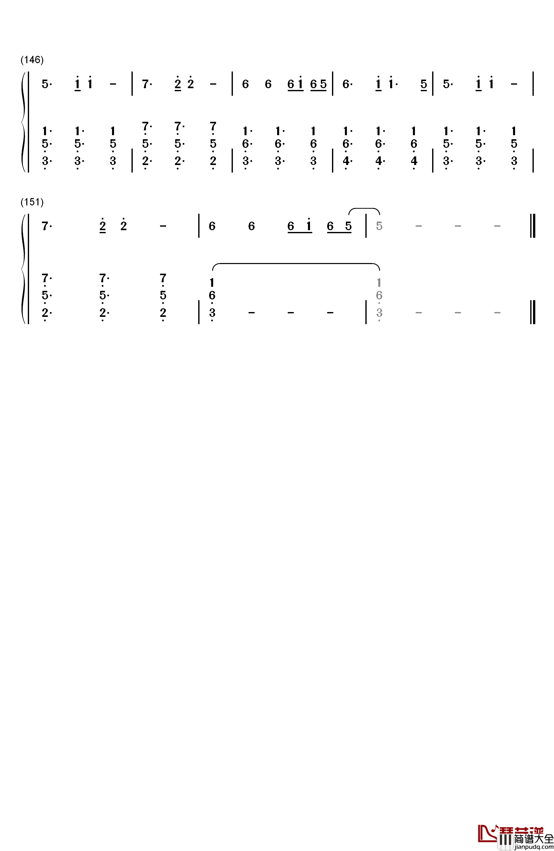 The_Greatest钢琴简谱_数字双手_Sia