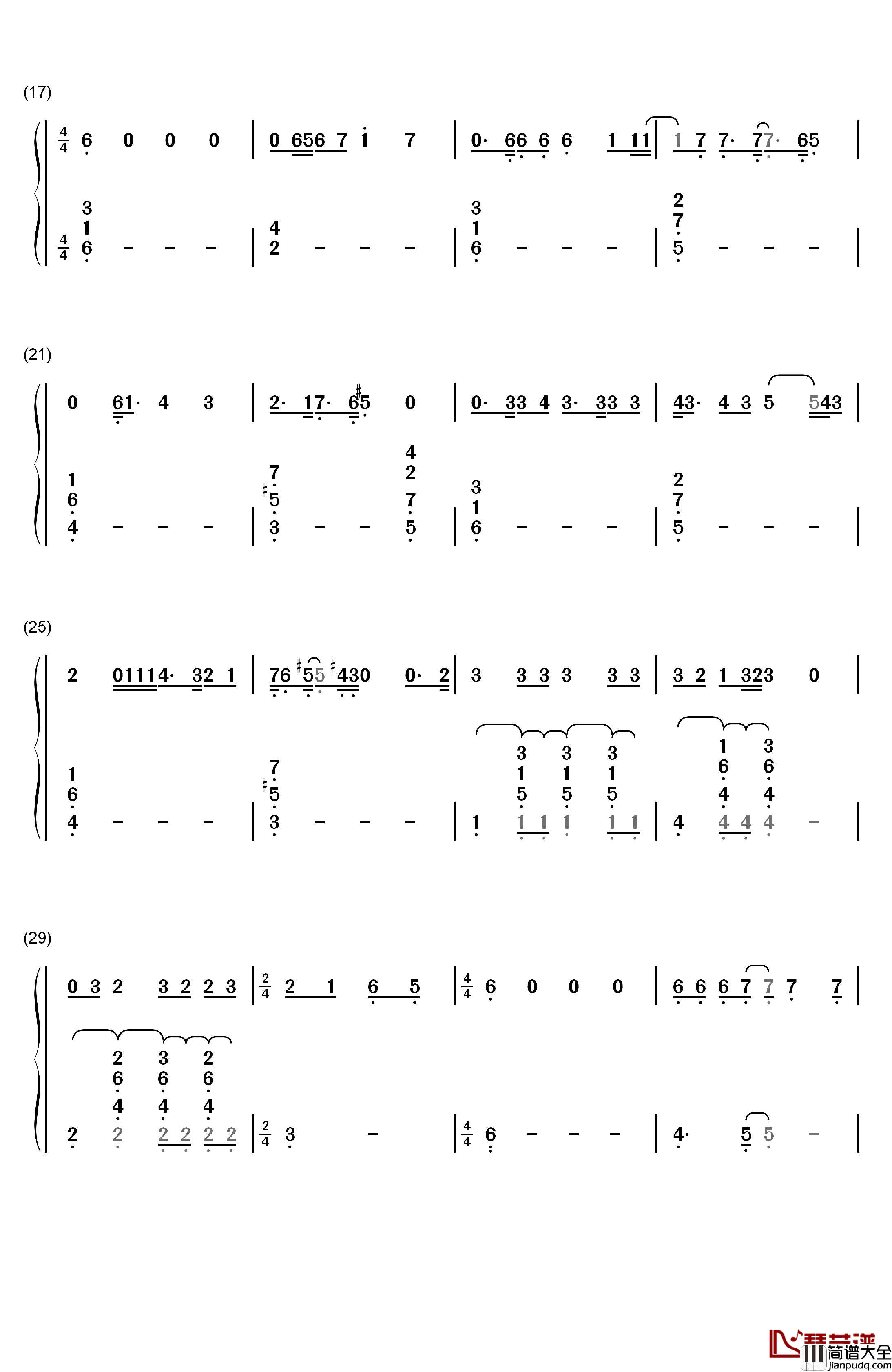 Don't_Let_Me_Be_Misunderstood钢琴简谱_数字双手_Lana_Del_Rey