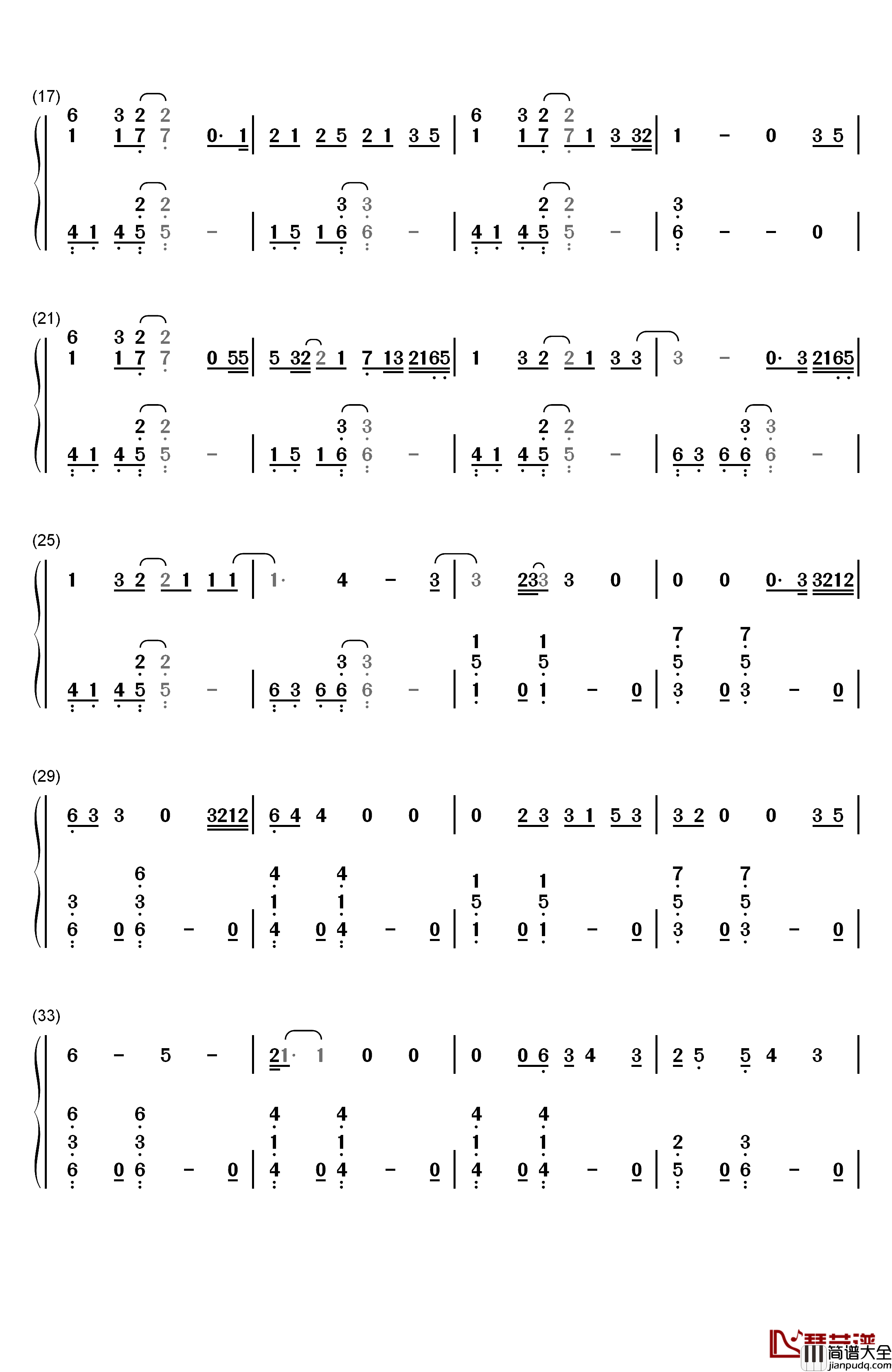 Love_Someone钢琴简谱_数字双手_Lukas_Graham