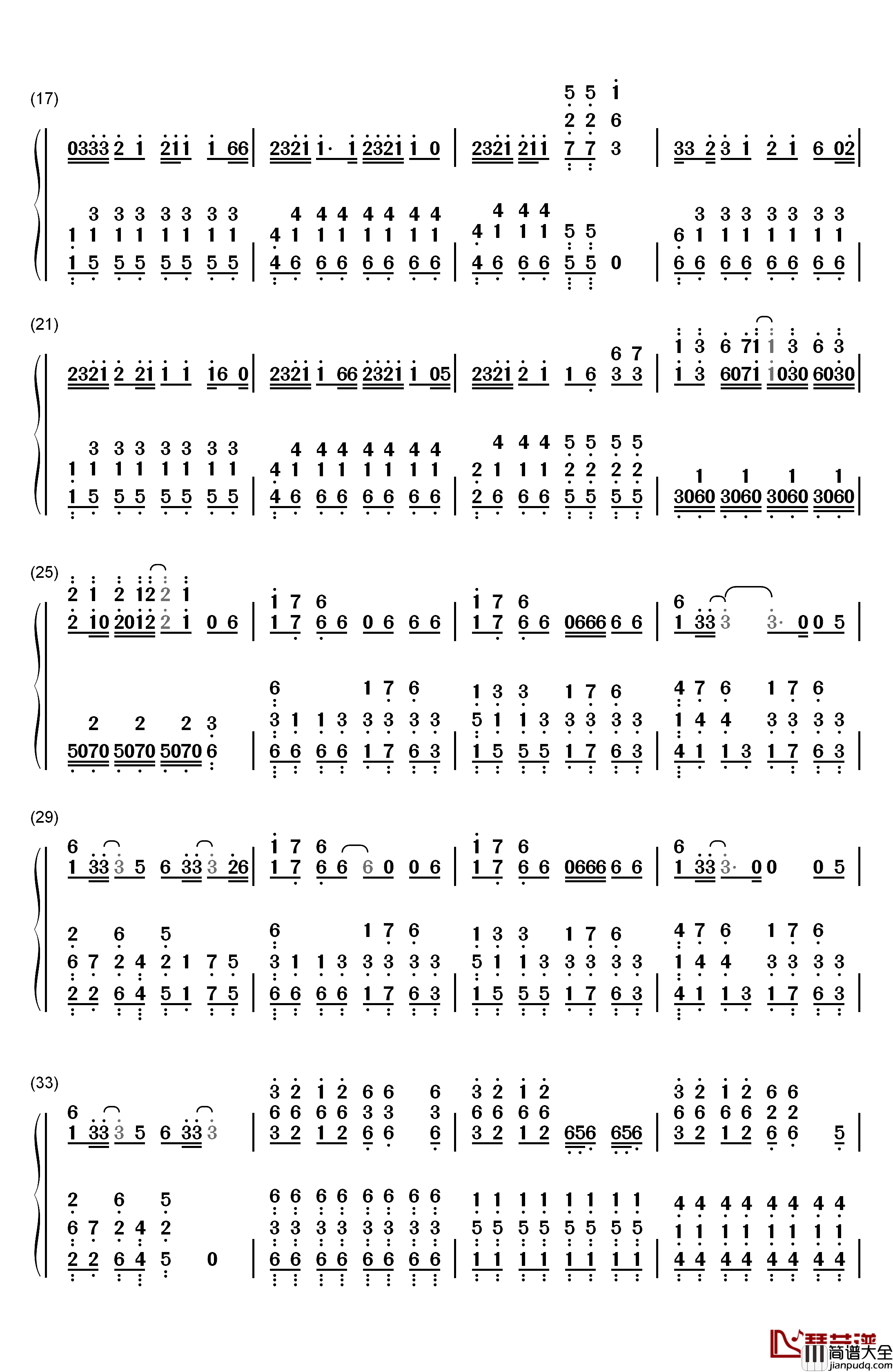 Centuries钢琴简谱_数字双手_Fall_Out_Boy