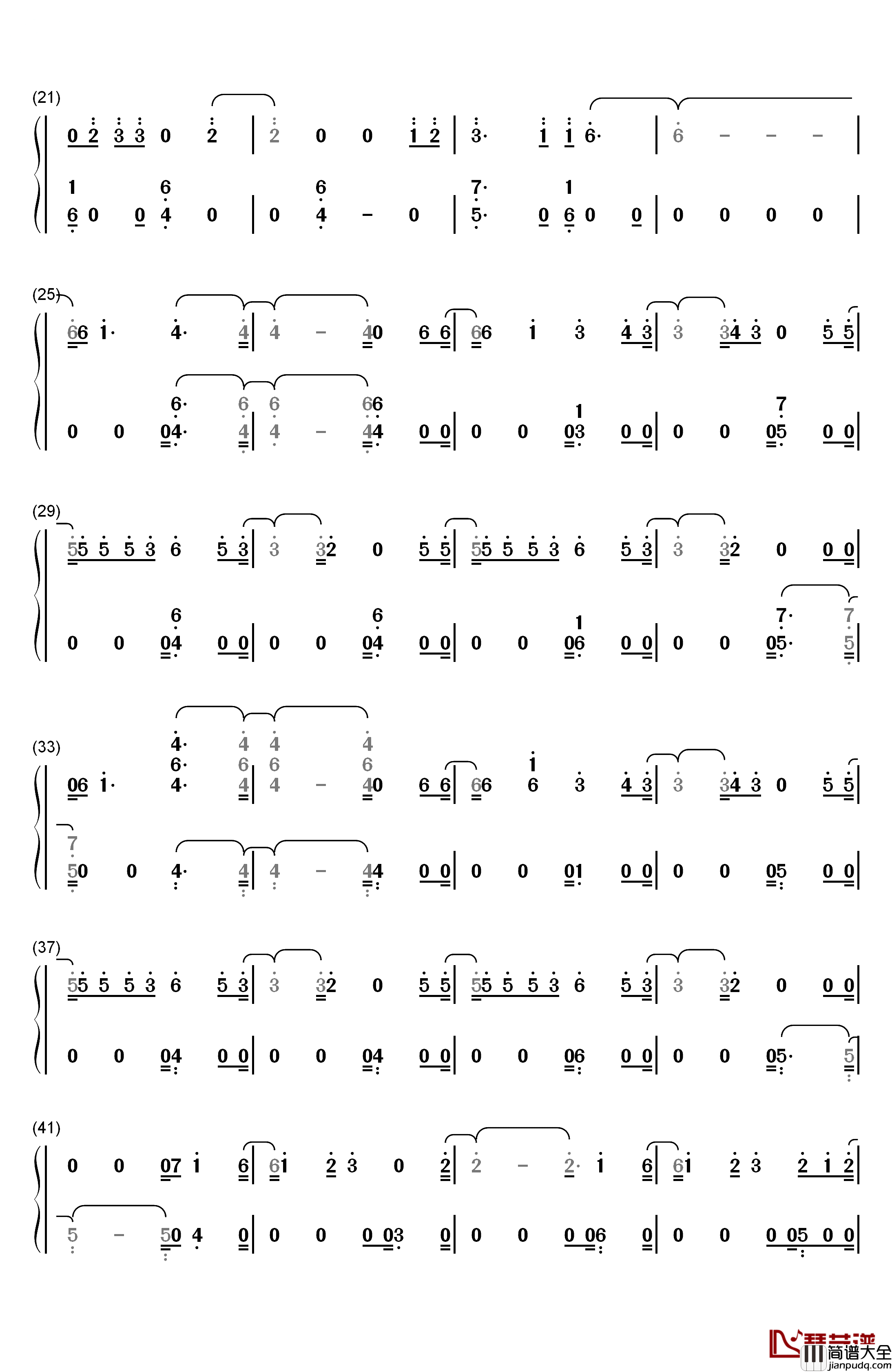 World_Gone_Mad钢琴简谱_数字双手_Bastille