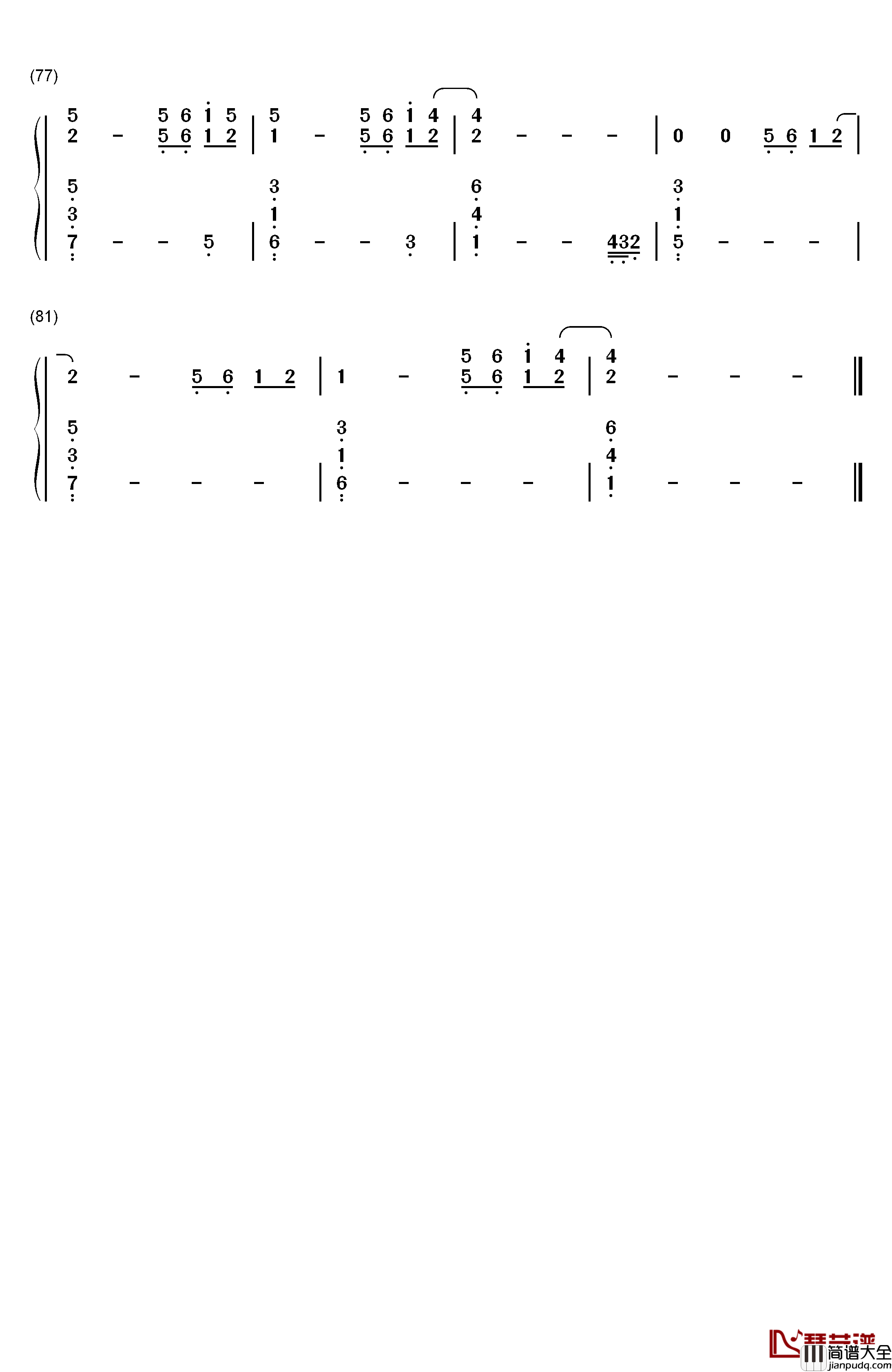 Talk_Me_Down钢琴简谱_数字双手_Troye_Sivan