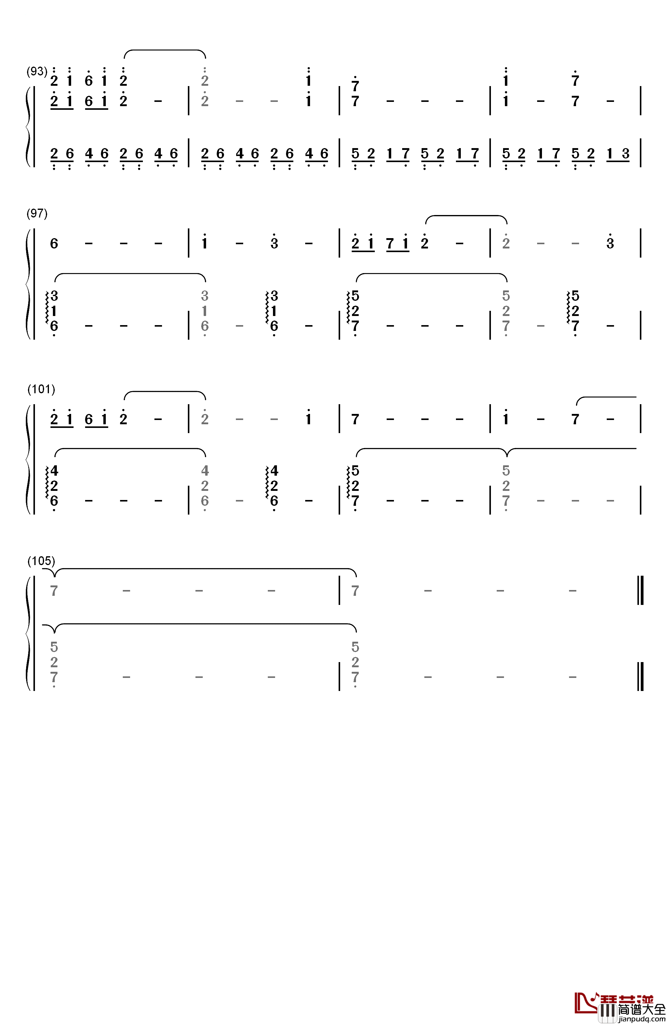 Cold_Little_Heart钢琴简谱_数字双手_Michael_Kiwanuka