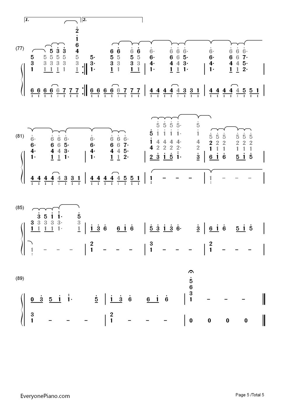 Up_with_the_Birds钢琴简谱_数字双手_Coldplay